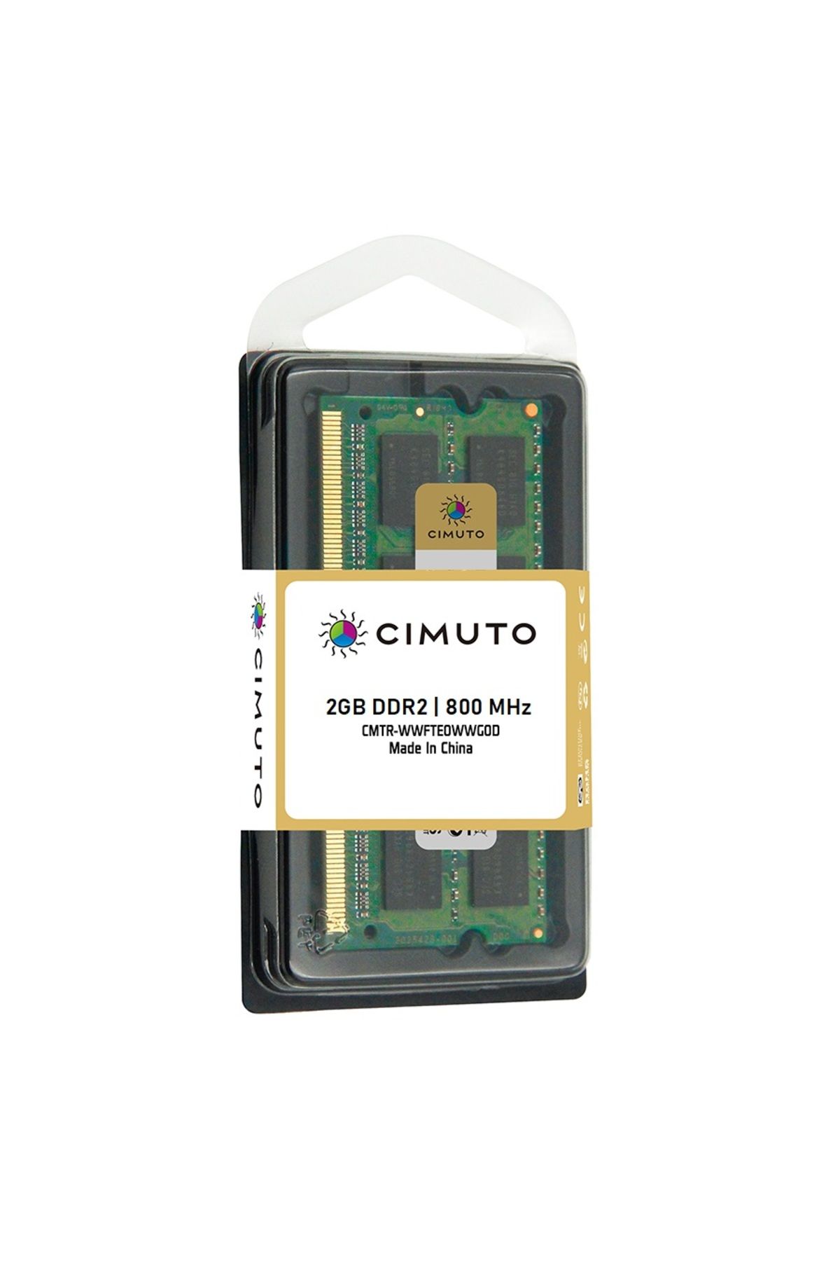CIMUTO-RAM memory 2 GB sodimm DDR2, 800 Mhz, CIMUTO, for laptop 2