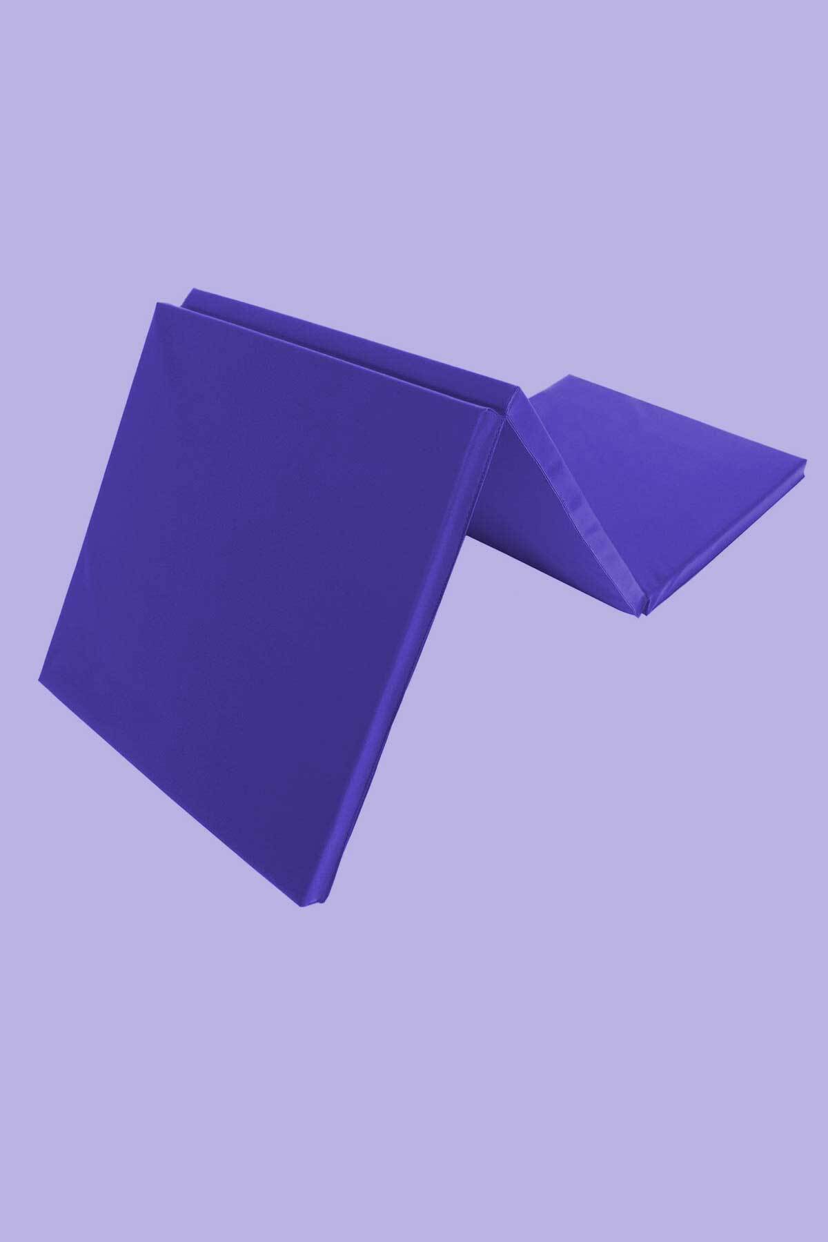 RevuBaby Üç Katlı Katlanabilir Kalın Spor Egzersiz Matı Temel Egzersiz Minderi Pilates Minderi 4CM Kalınlık