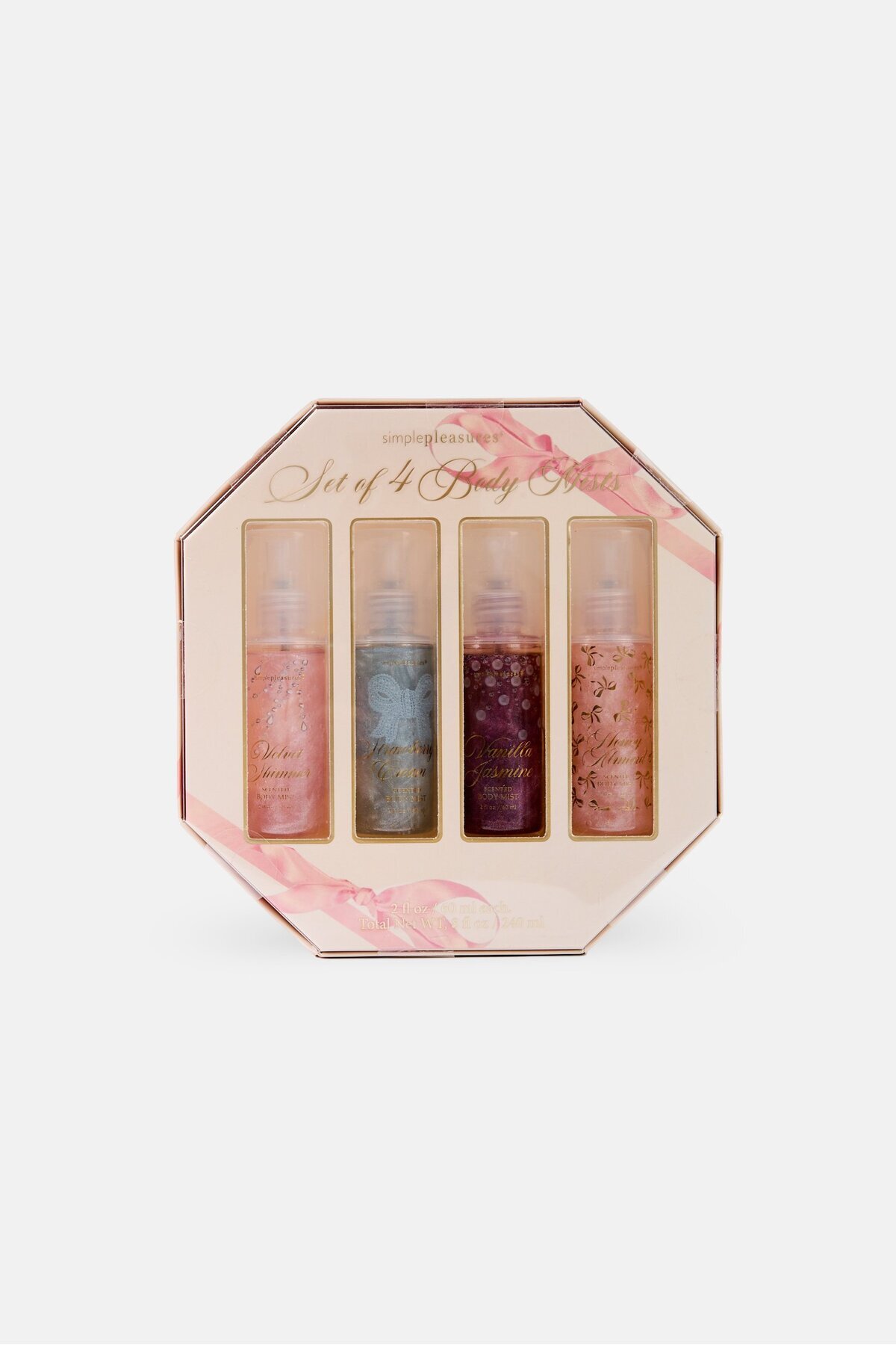 Simple Pleasures-Set Of 4 Body Mists 60 ml 1