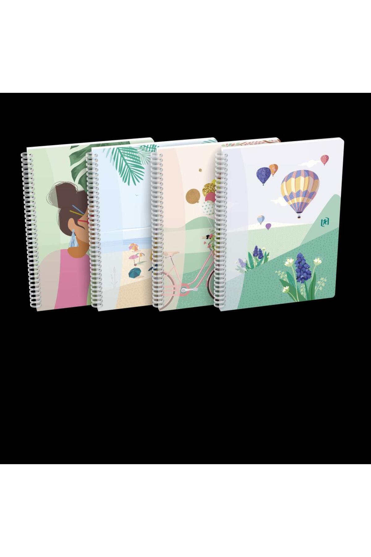 Oxford-Horizons Notebook, B5, 60 Sheets, Paper 90gsm, Double Wire Binding, Ecolabel, Flexible Cover 5
