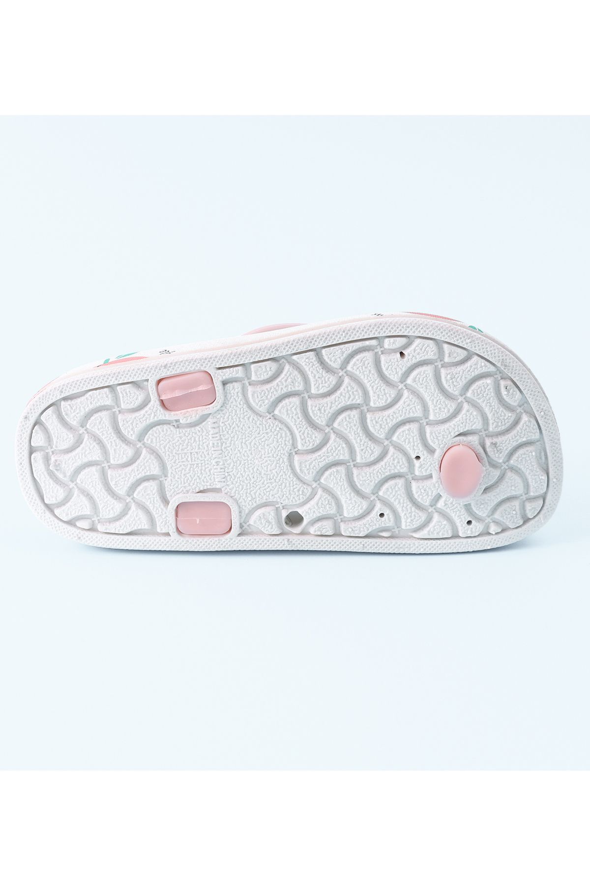 SAPS-Peach Print Slip On Flip Flops - Pink 7