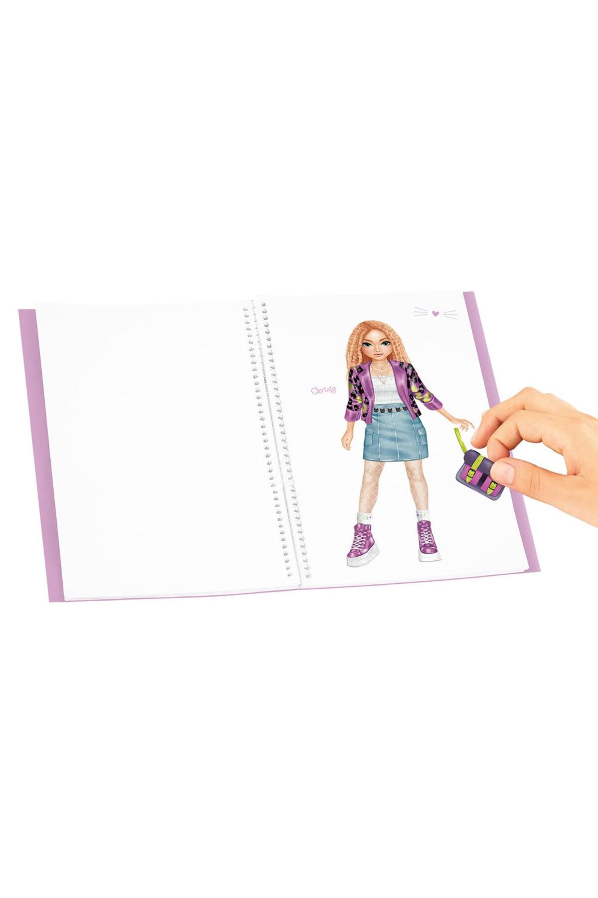 Top Model-Dress Me up Sticker Book Rebel Kitty 13387 3