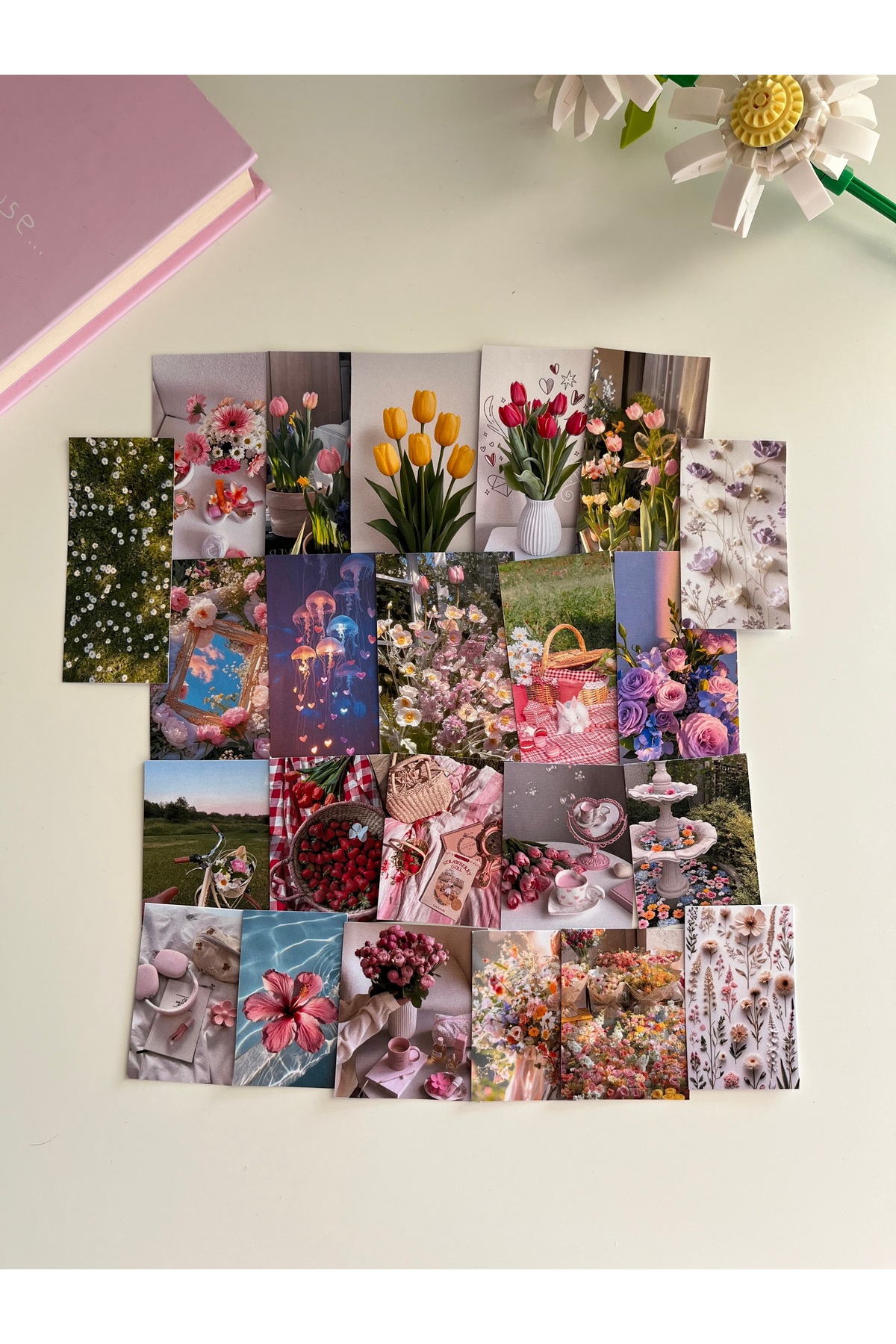Hara Company Ajanda İçin Çiçek Tatlı Sticker Paketi - Fiyatı, Yorumları