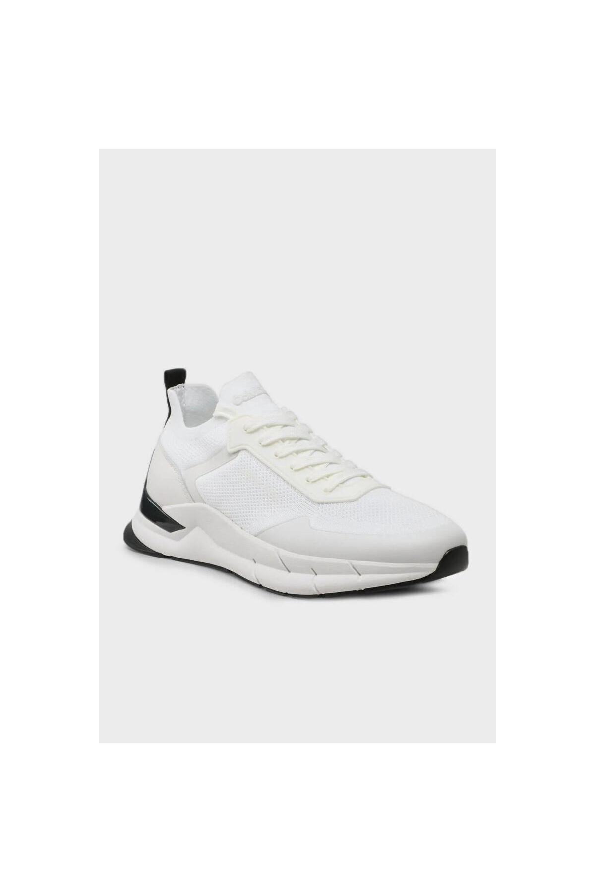 کلوین کلاین کفش کتانی لوگودار Hm0hm009180k9 کفش مردانه Hm0hm00918 0k9