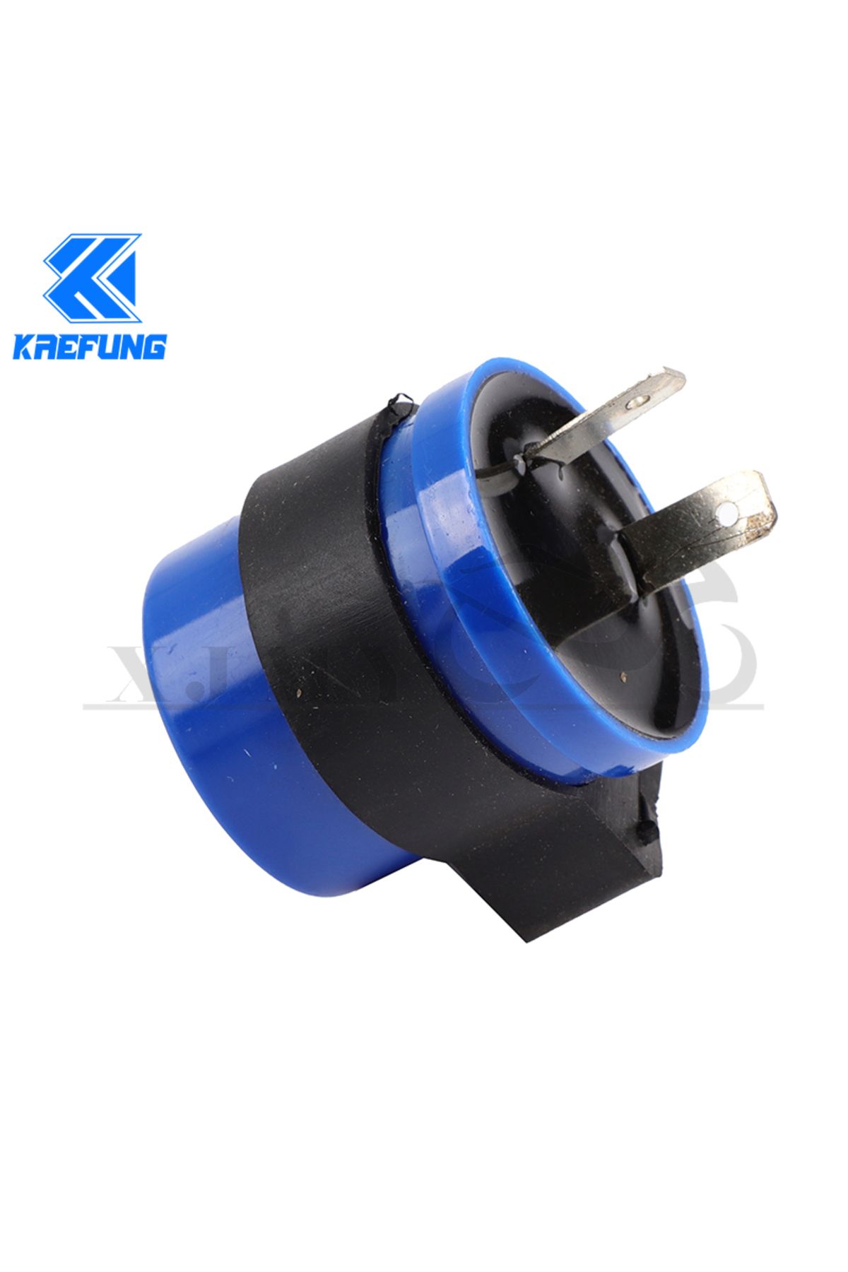 Choice-DC 6V 12V Input Motorcycle Blue Inbuilt Beeper Flasher Turn Signal LED Blinker 2 Pins Motor Buzze... 6