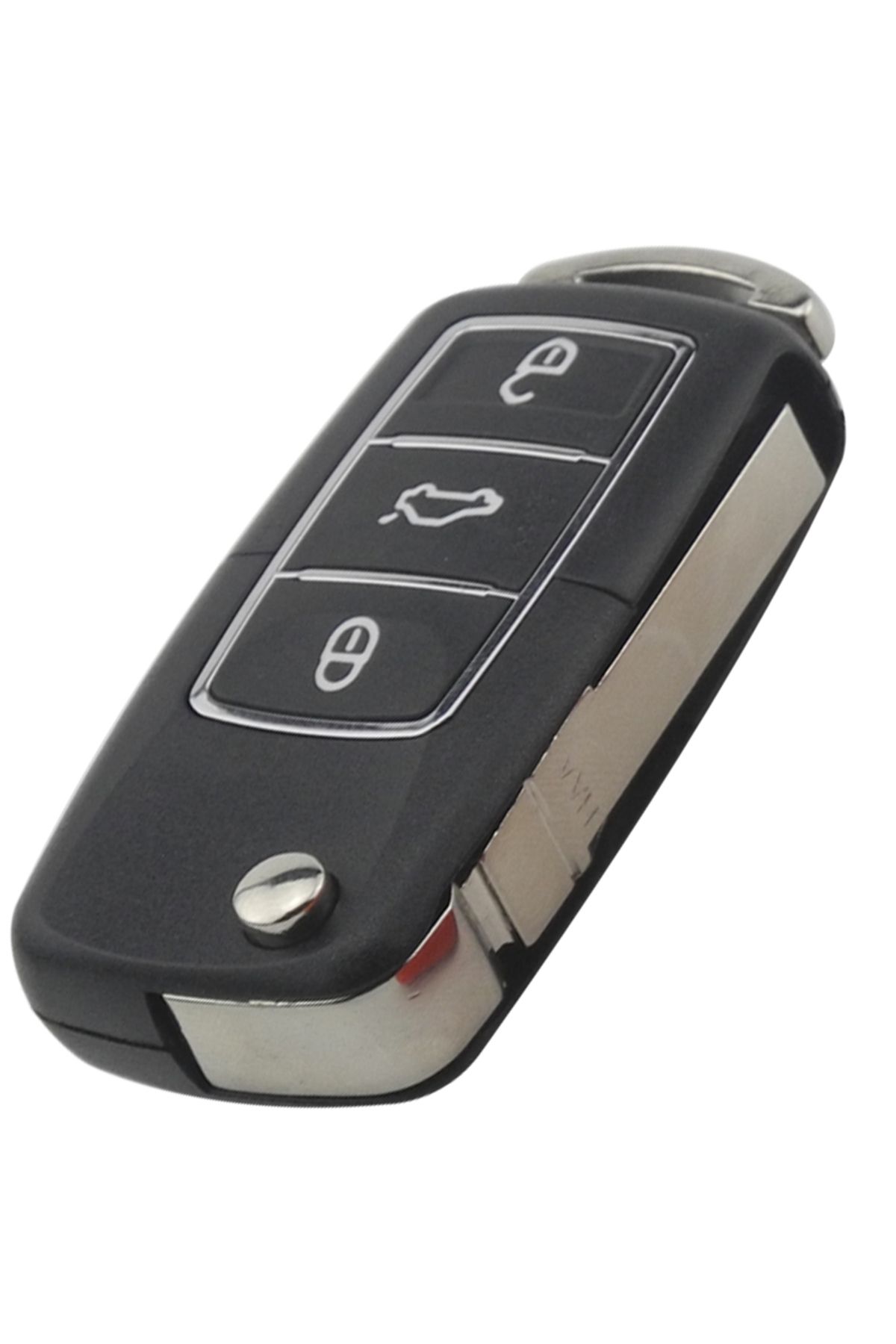 Choice-with Blade jingyuqin 3 Buttons Remote Car Key Flip Folding Key Shell Case For Volkswagen Vw Jetta Go 1