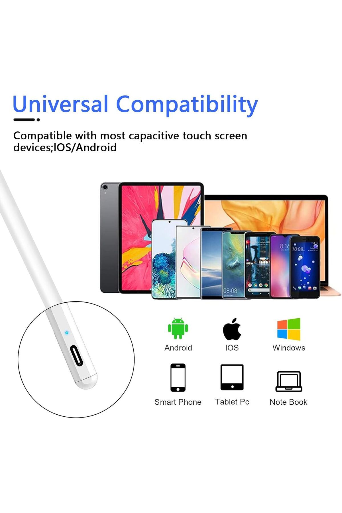 m.tk moveteck-Tab M11 TB-330FU 11 بوصة قلم لوحي متوافق مع رسم وكتابة قلم ستايلس نشط قلم 2 قطعة 3