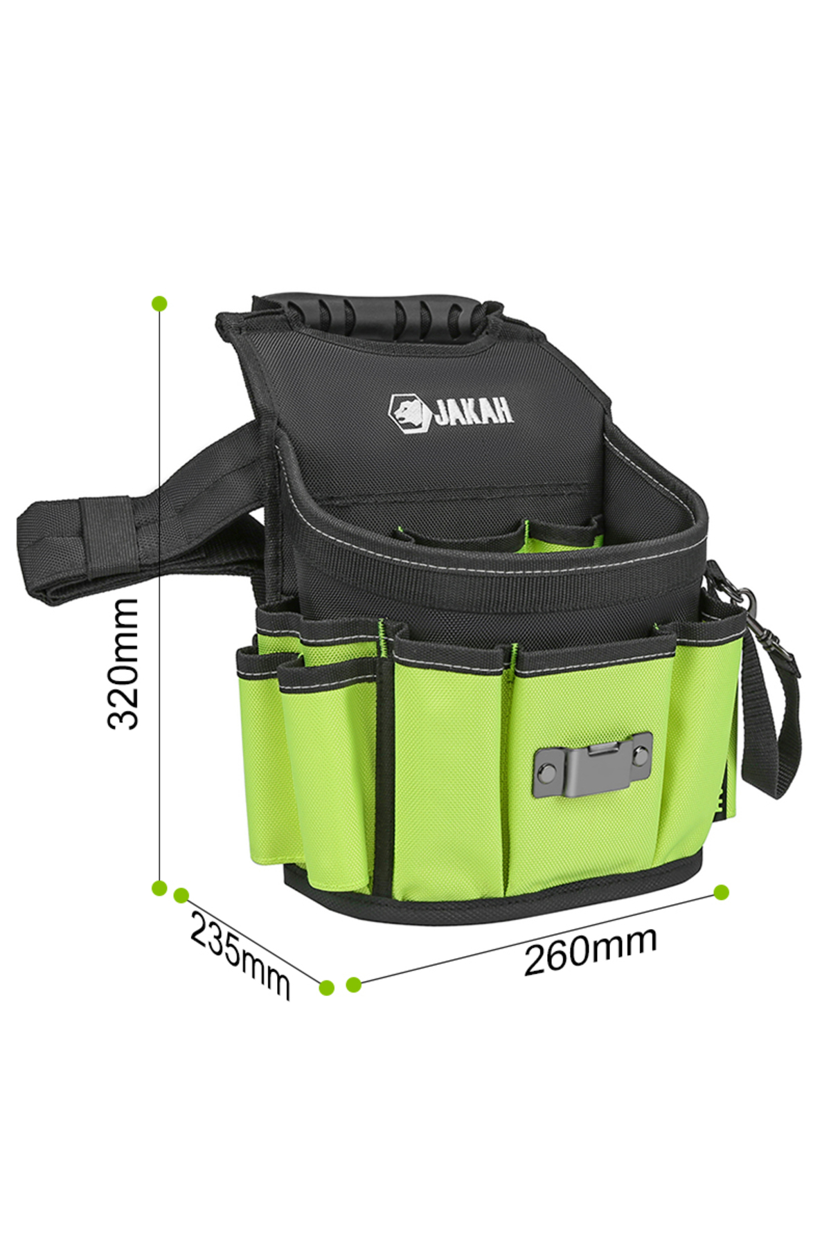 Choice green Jakah Pro Electrician's Ultimate Tool Bag - Portable Choice green Jakah Pro Electrician's Ultimate Tool Bag - Portable