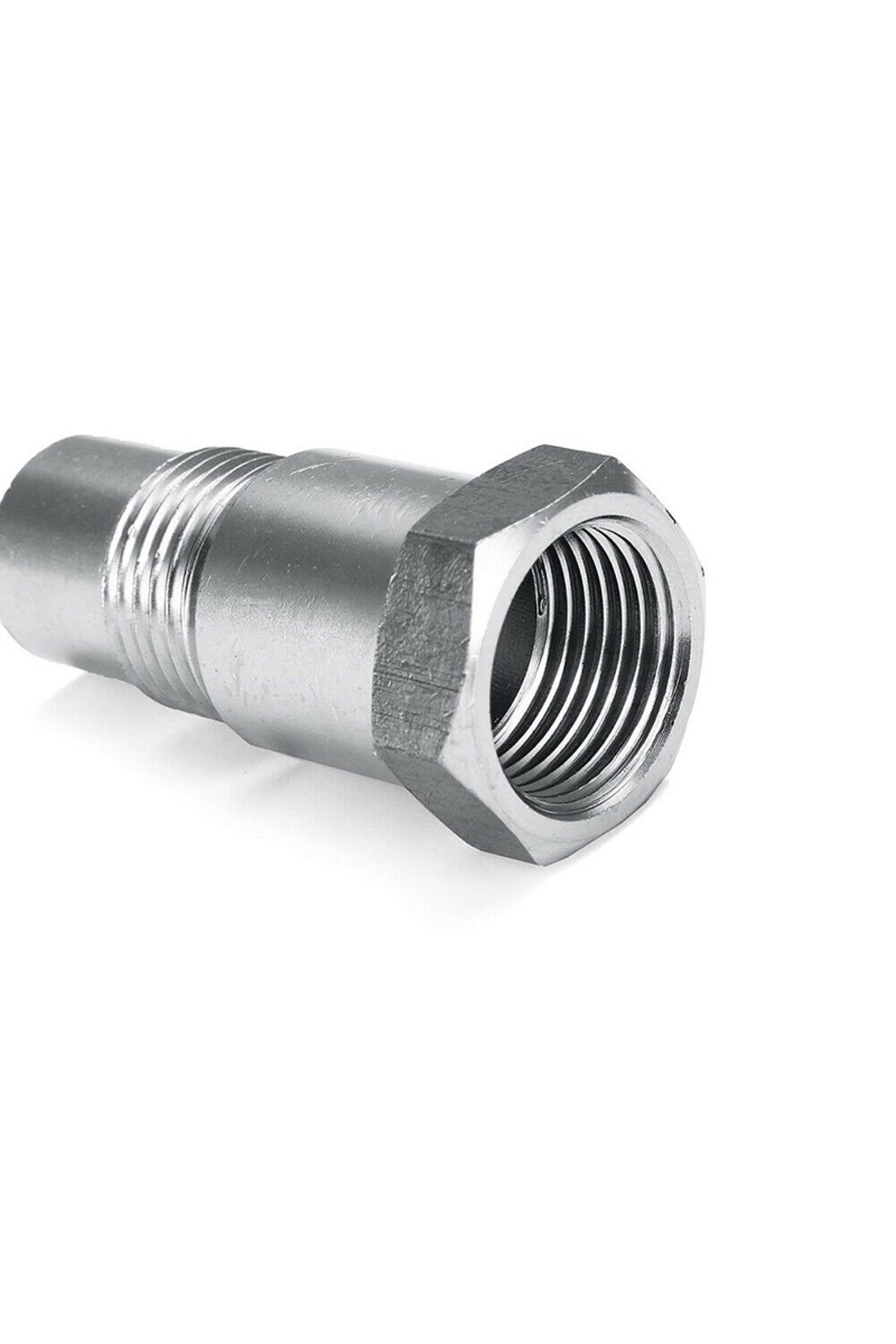 Choice-Silver New Oxygen O2 Sensor Spacer Adapter Connector Fix Check Engine Light Converter M18X1.5 With F 4
