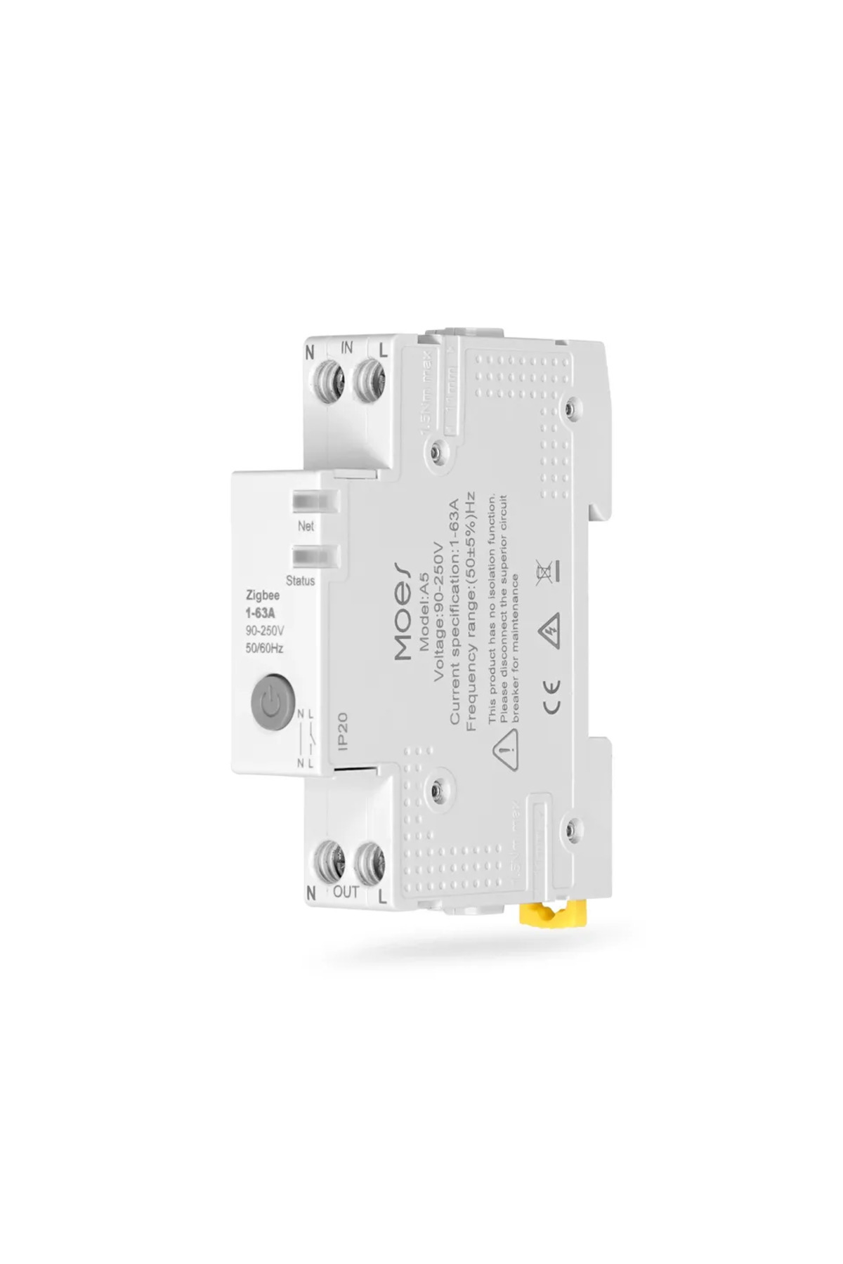 MOES-Tuya Zigbee Smart Circuit Breaker 63A with Alarm Threshold Set Fireproof Retardant Electrici... 8