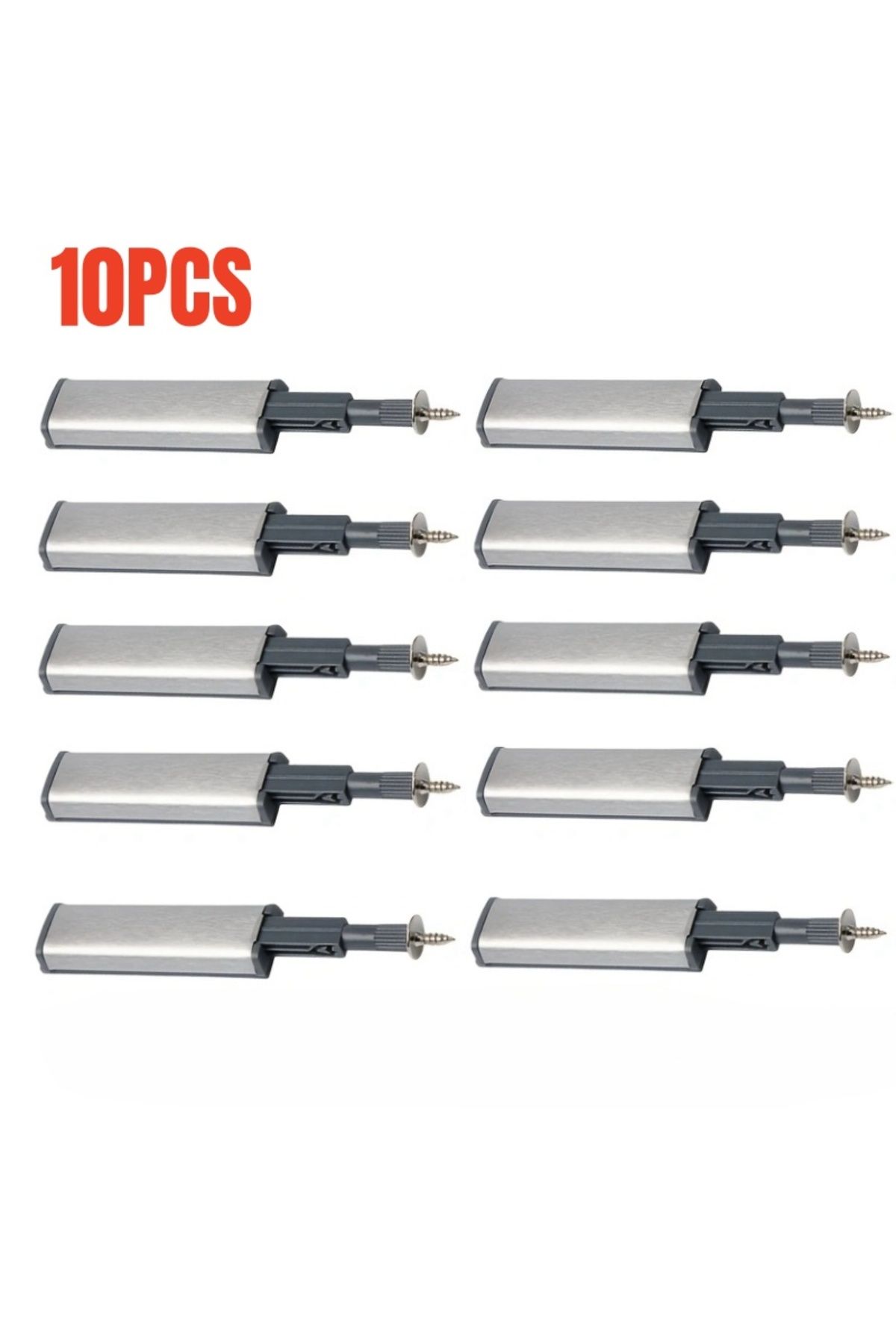 Choice-10PCS 10/15 Pack Magnetic Push Latches for Cabinets Push to Open Cabinet Hardware Push Touch Latch K 1