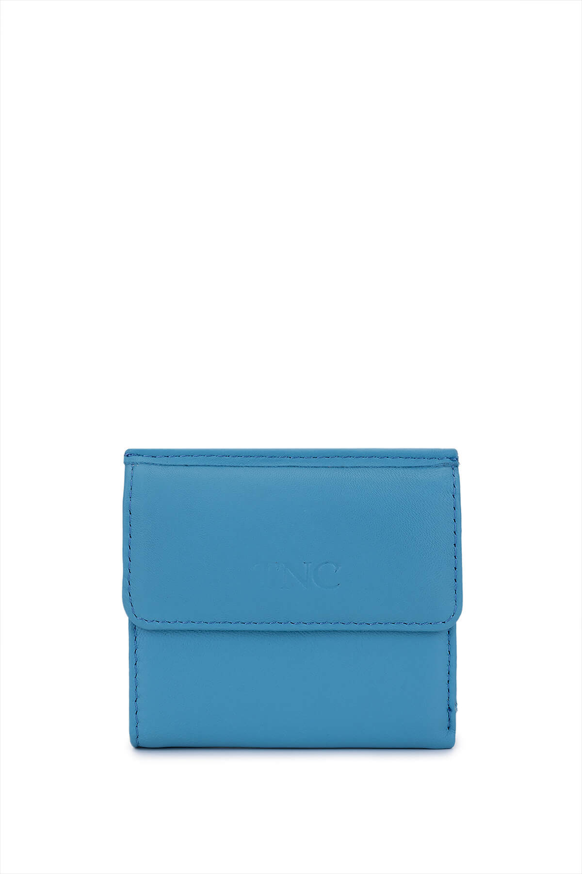 کیف پول آبی چرم اصل یونیسکس Tamer Tanca