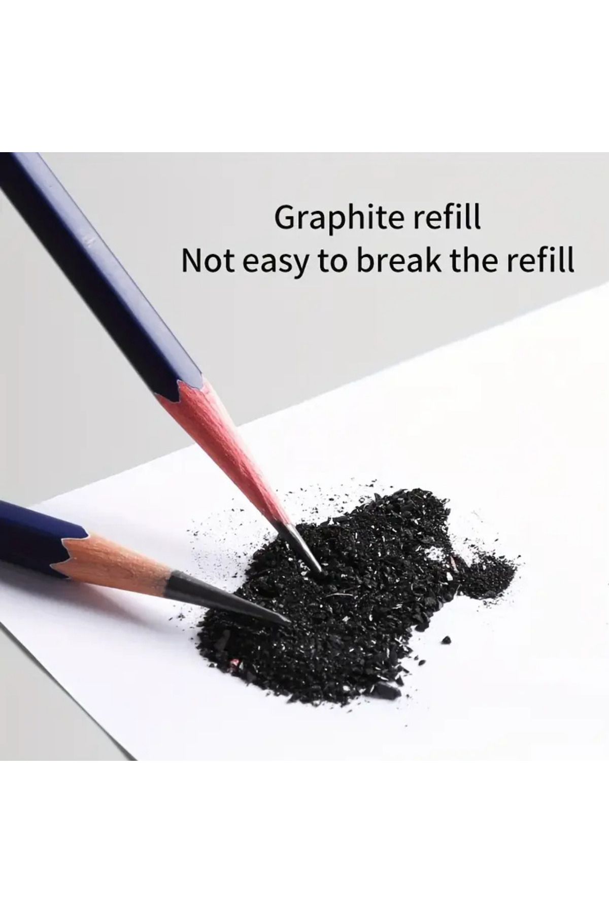 m&g pro-Drawing Pencil, Extra Soft/Soft/Medium, Perfect for Drawing, Shading and Blending. 12 Pieces of Hb 6