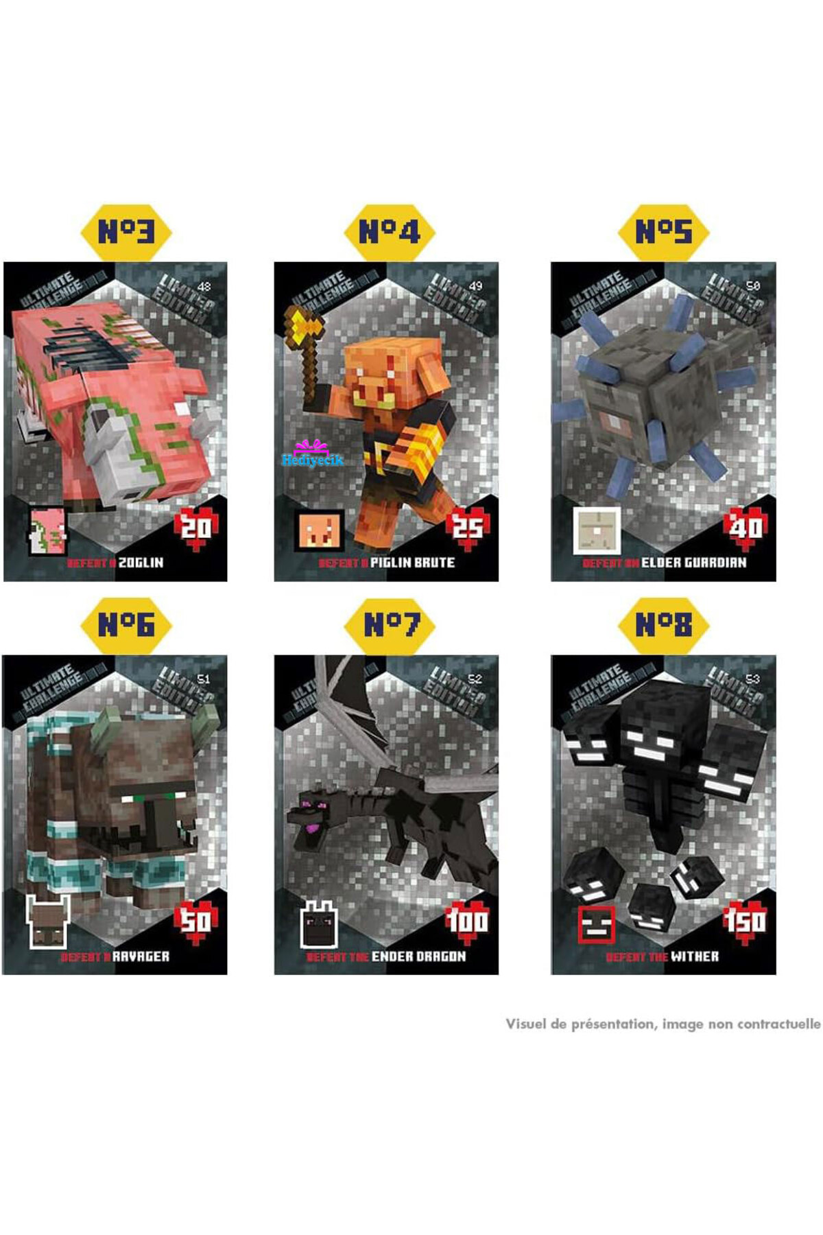 hediyecik Panini Minecraft Challenges Oyun Kartı Albümü Set - Minecraft Koleksiyon Albümü fotoğrafı 4 (önizleme)