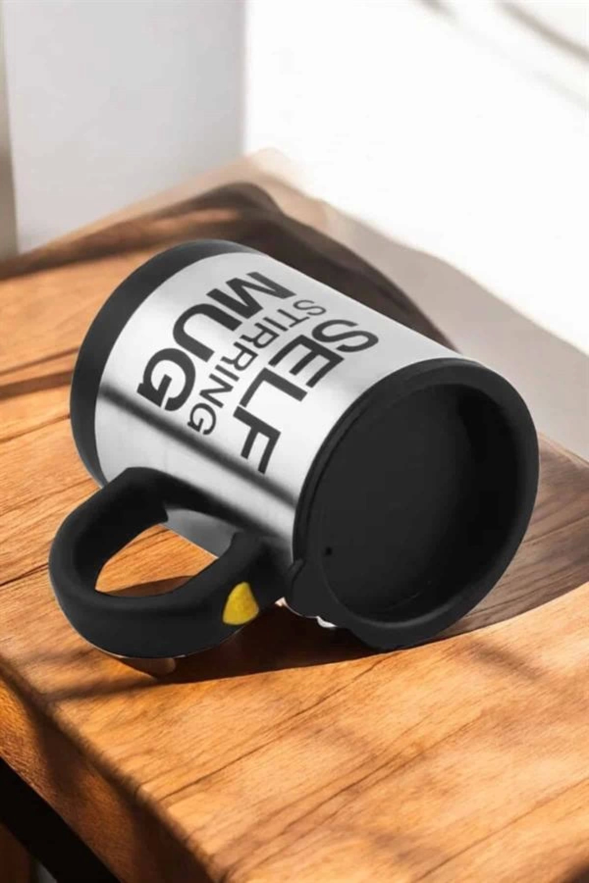 CannStore Yazılı Kupa Kendi Kendini Karıştıran Mikser Kupa Termos Bardak