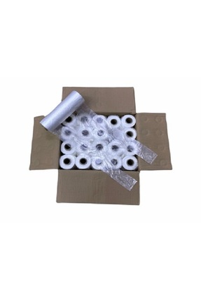 Dispoza 1 KOLİ (20 Adet) Rulo Poşet Orta Boy 25x45 CM 200'lü Market Poşeti Şe...