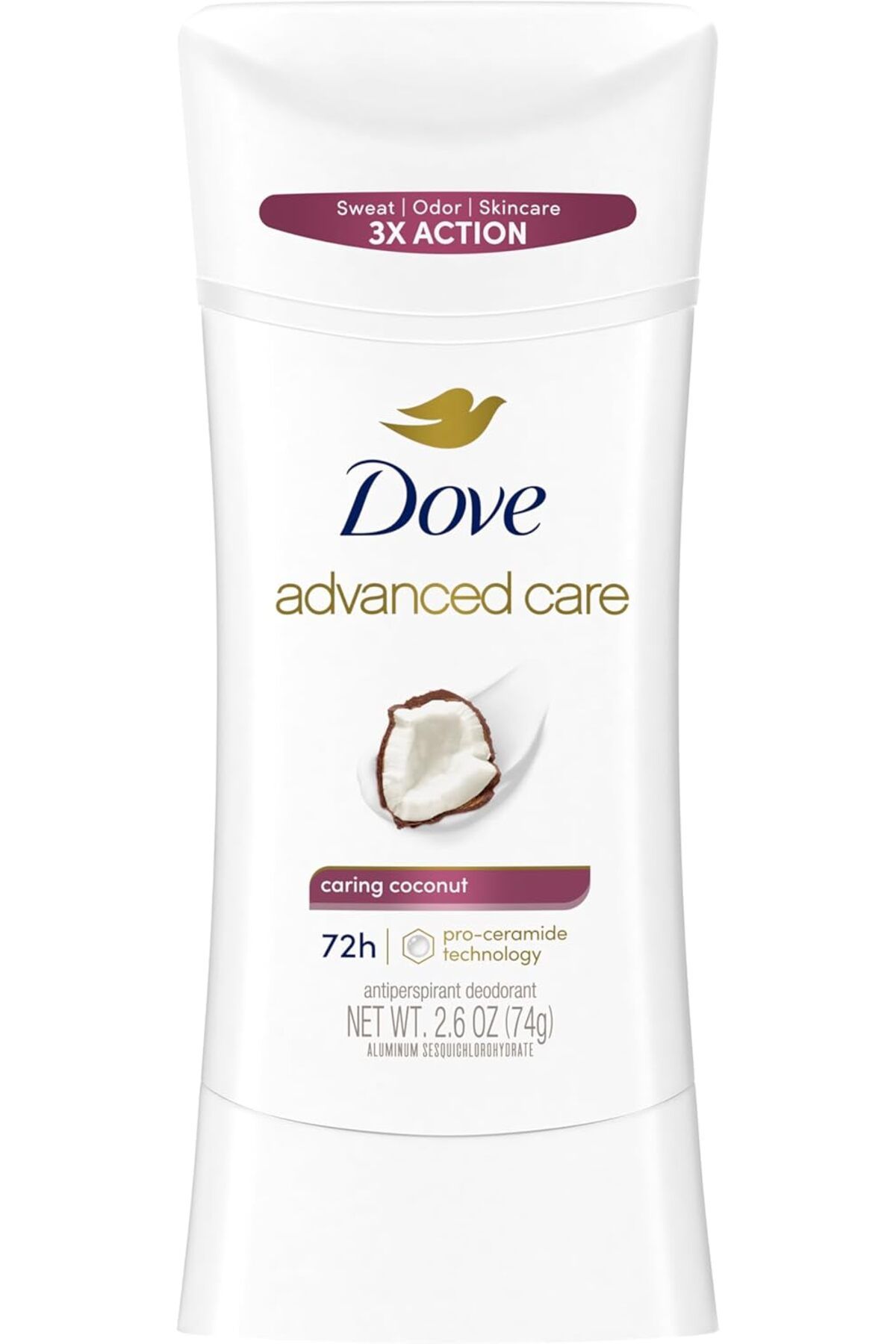 Dove-Advanced Care Antiperspirant Deodorant Caring Coconut 2.6 oz (76 ml) 1