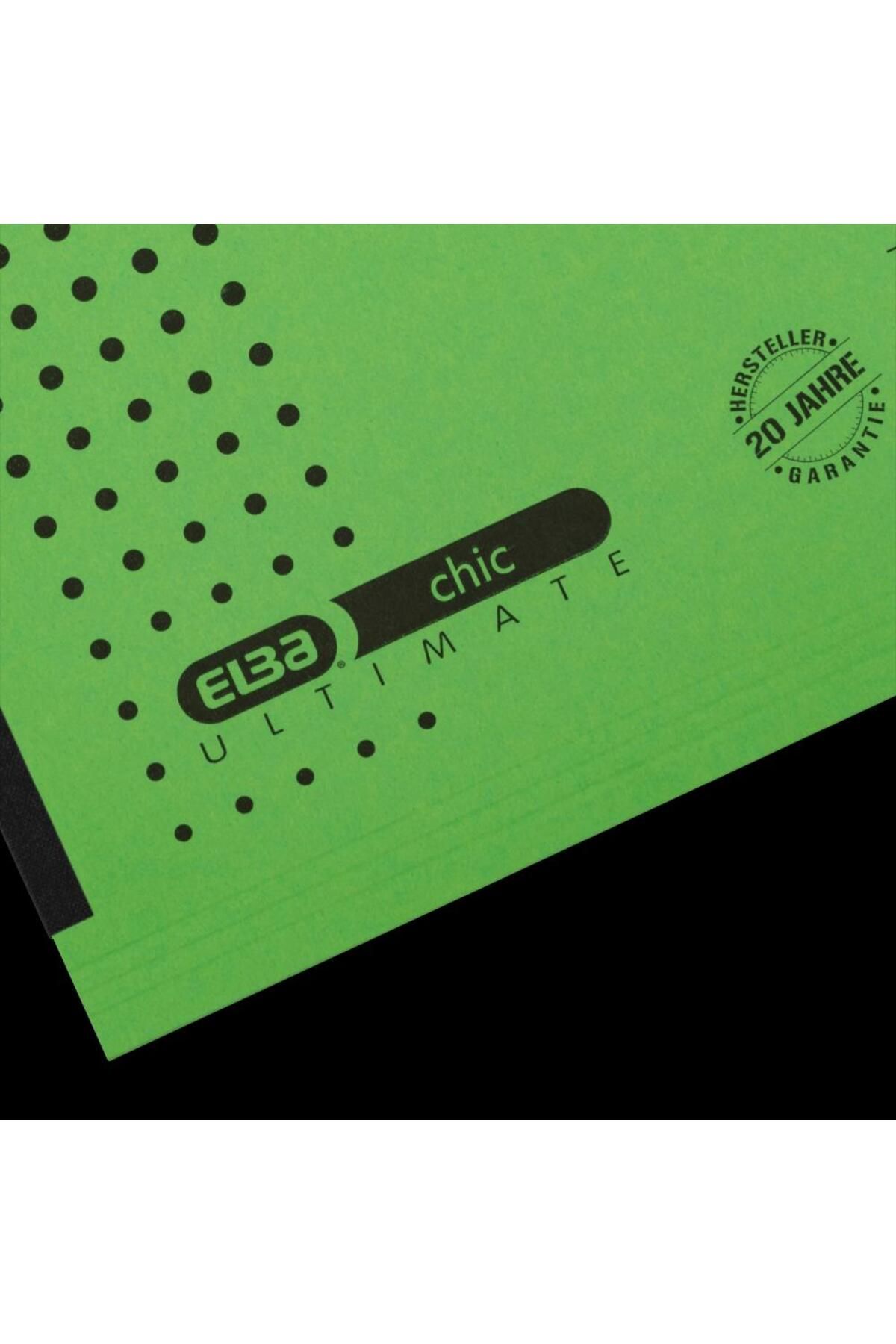 ELBA-Ultimate Suspended Folder with Gusset A4, 240g/sqm Cardboard, 330-Sheet Capacity, Green Color 2