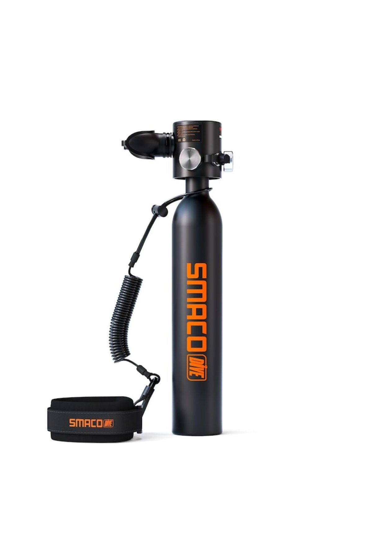 Smaco Dive-Mini scuba diving tank SMACO DIVE, 0.5L capacity, up to 10 minutes dive time, black 3