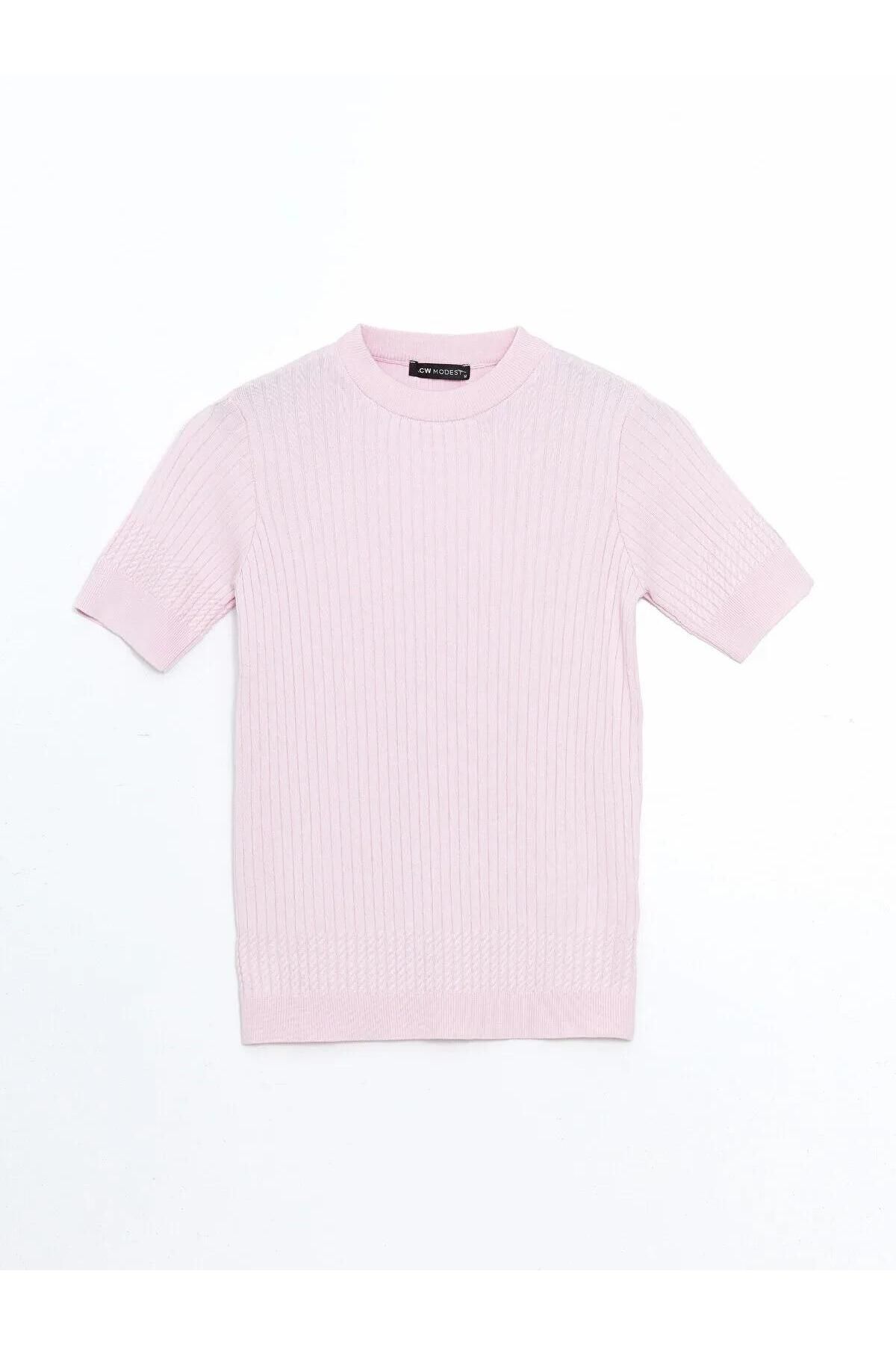 LC Waikiki-Pulover LCW Modest Crewneck pentru femei (W5) 3