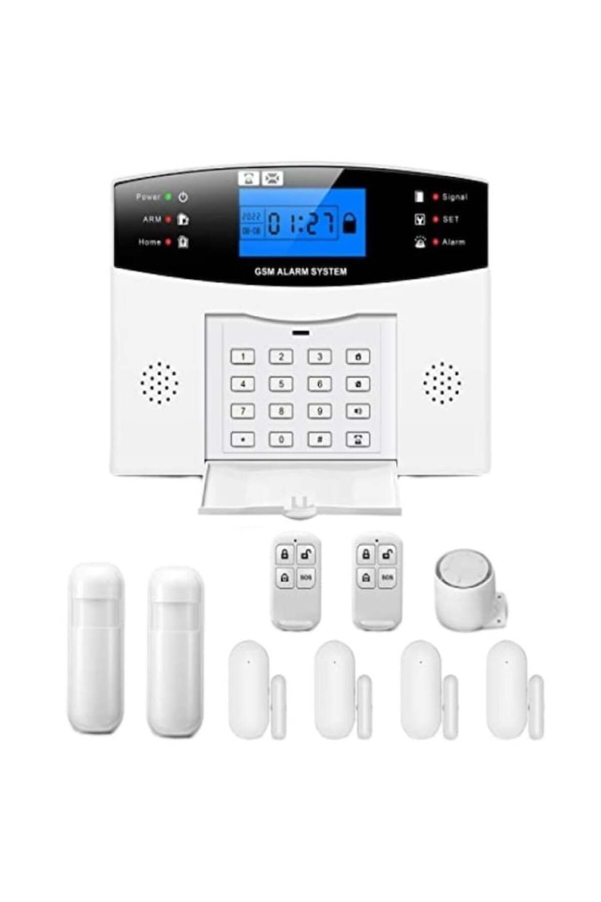 FOXMAG24-Wireless alarm, voice control, Wifi GSM 4G, SMS reminder, phone notification, 2.4 inch display 1