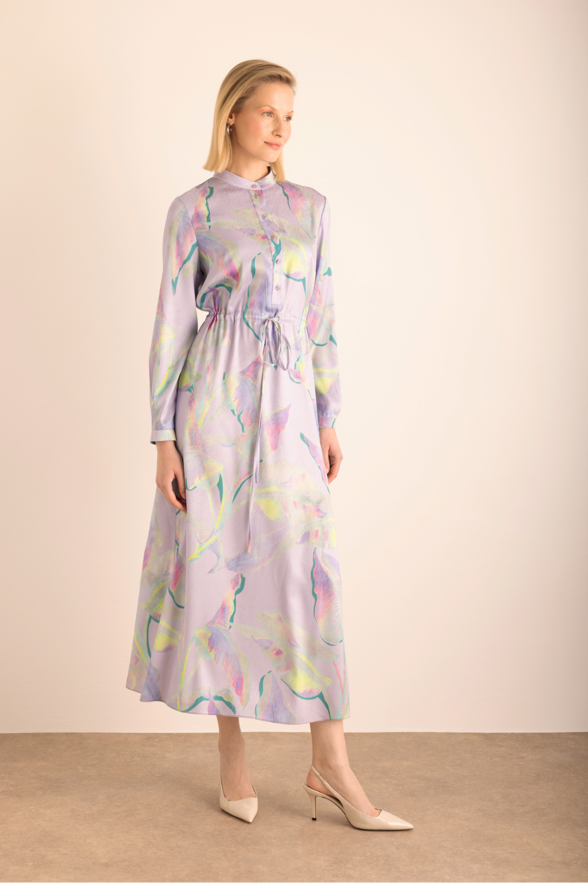 Aker  Desenli Elbise - Görsel 6