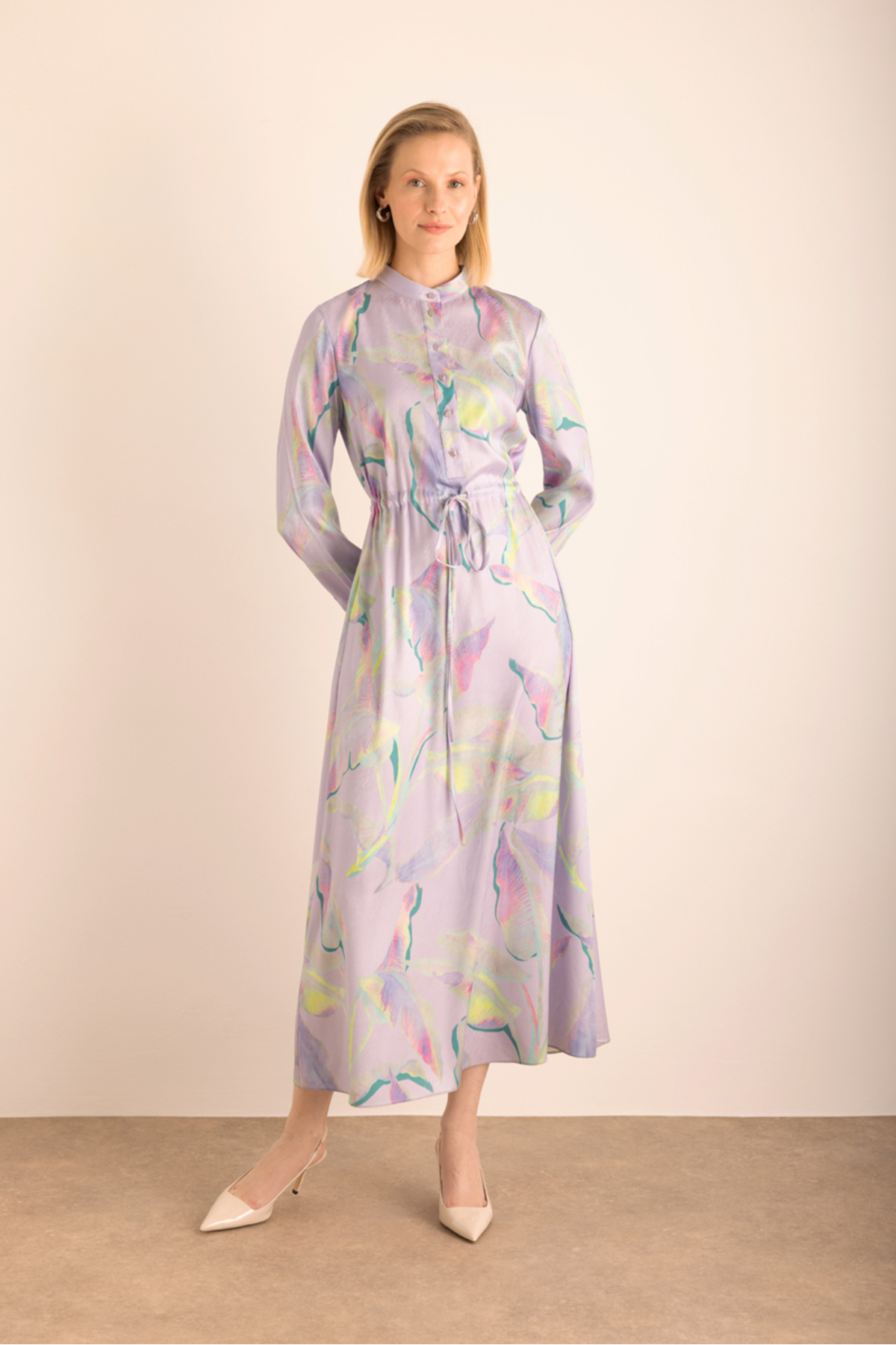 Aker  Desenli Elbise - Görsel 7