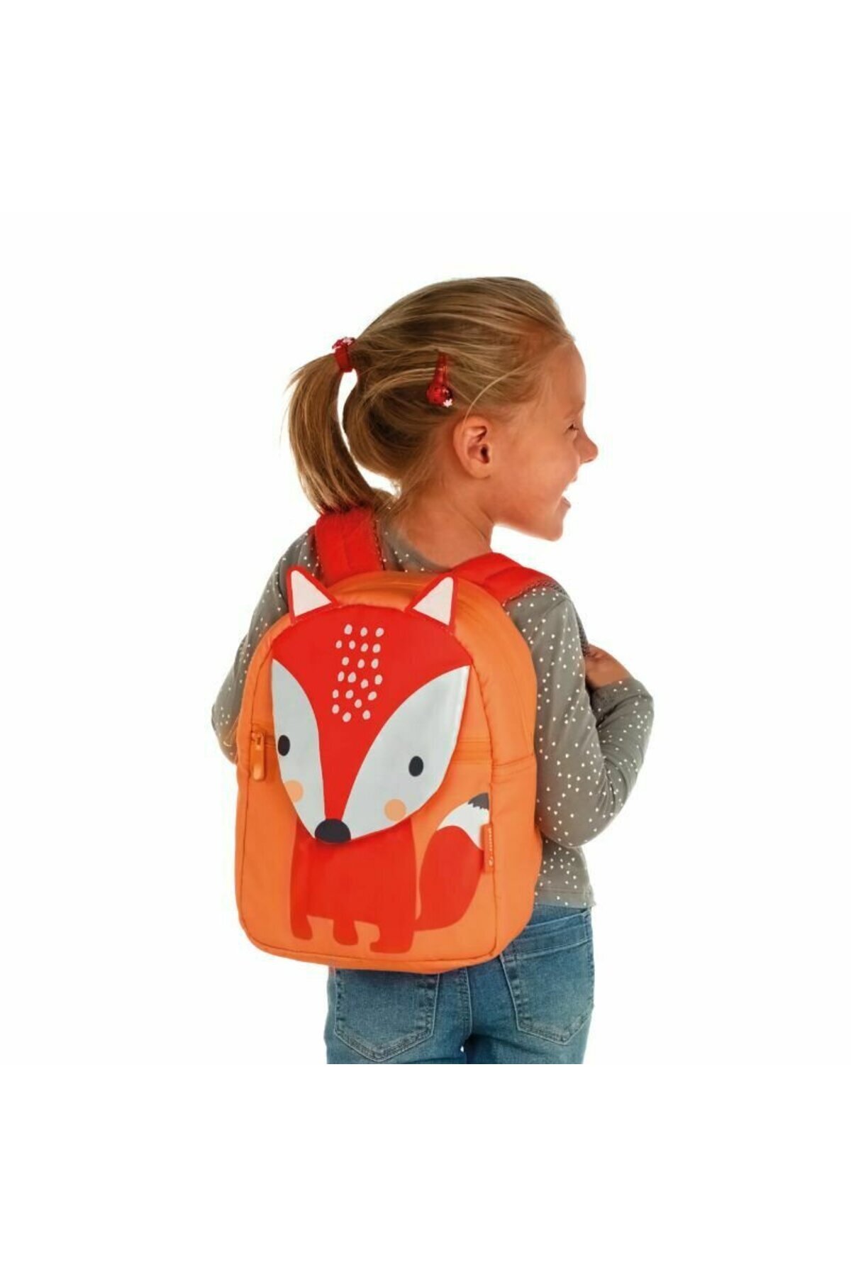 Jane-Backpack, Jane, Fox, With an inner compartment for a bottle, Zipper closure 6