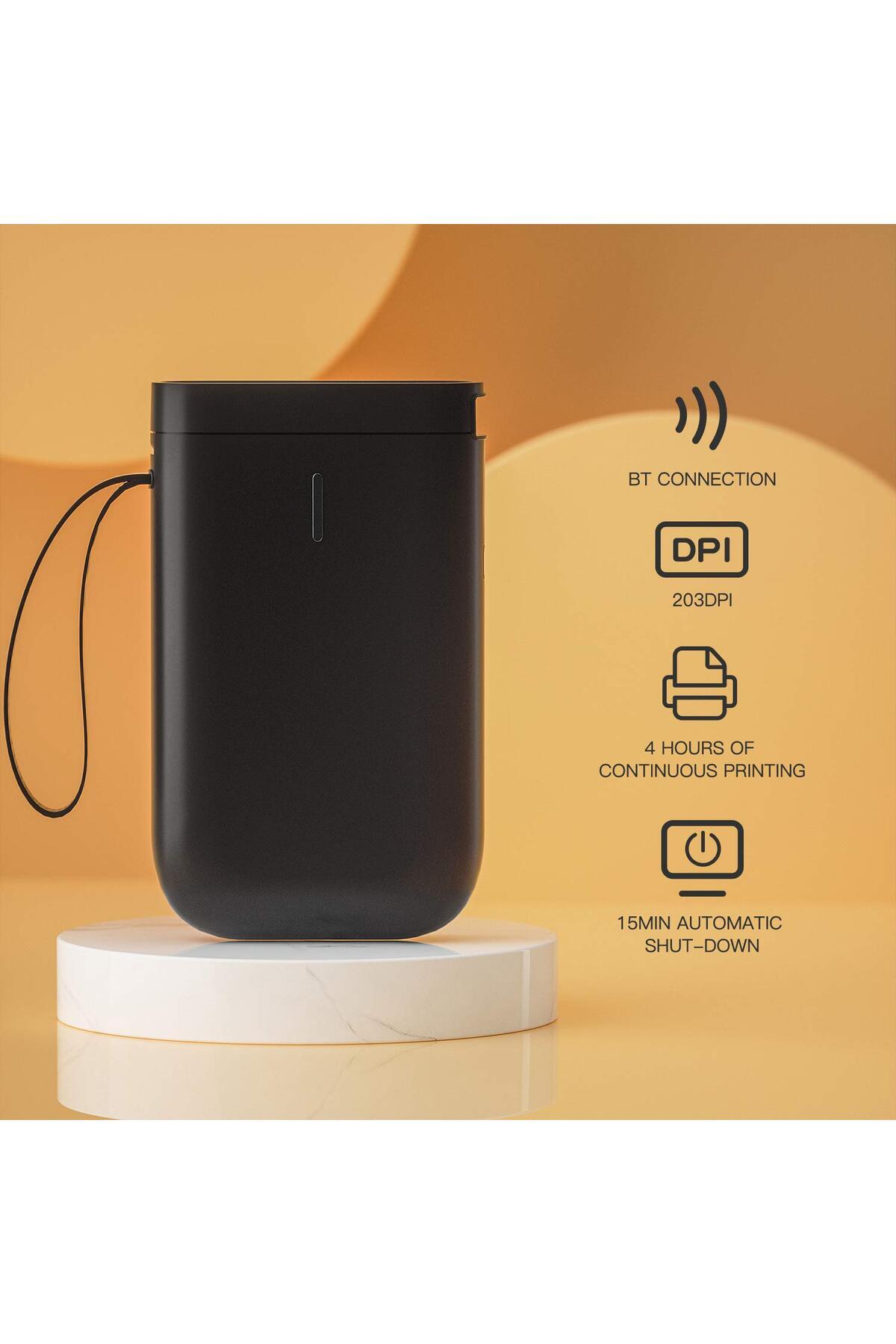 COOYA-Label Maker,D11 Label Printer,Portable Wireless Connection Multiple Template,Available for Phone 1