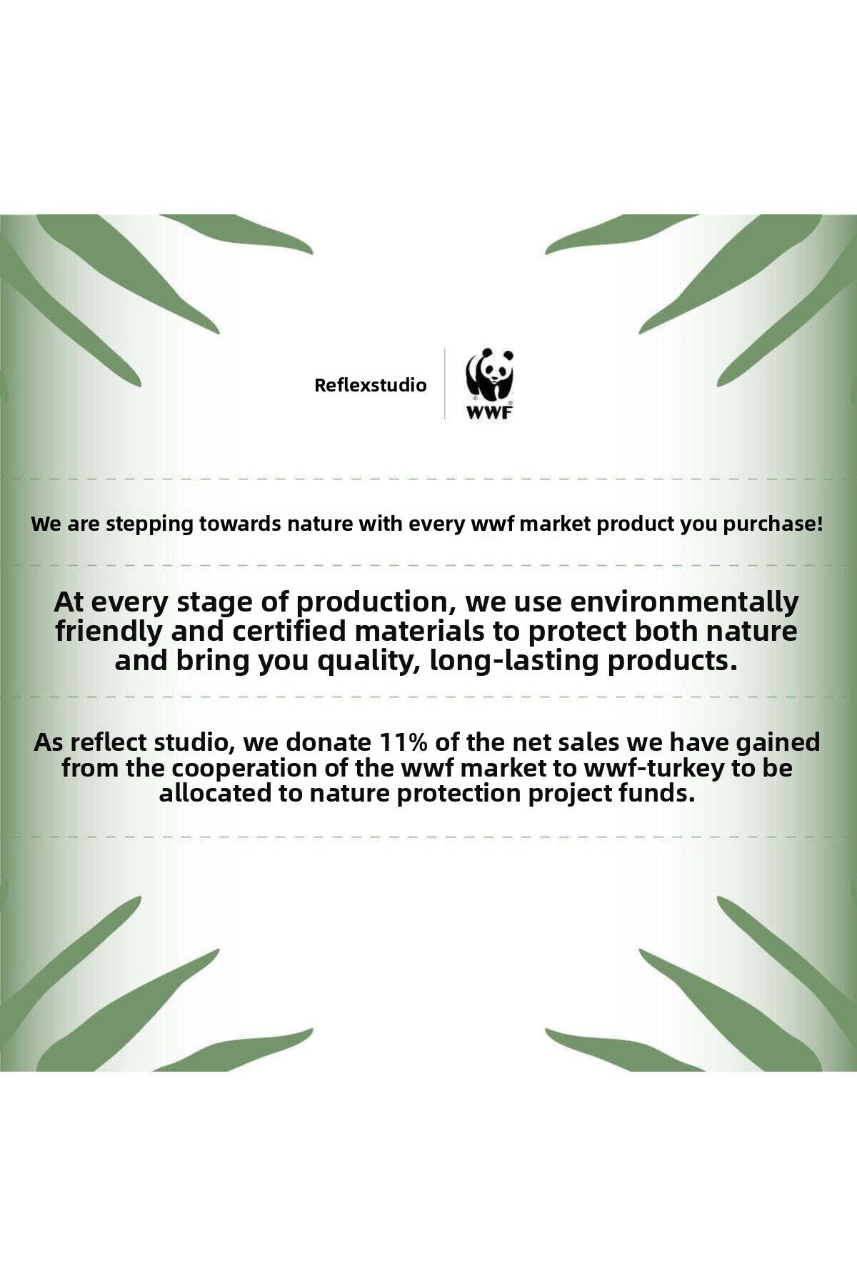 WWF Market-Чорапи от бамбук „Панда“ - черни 5