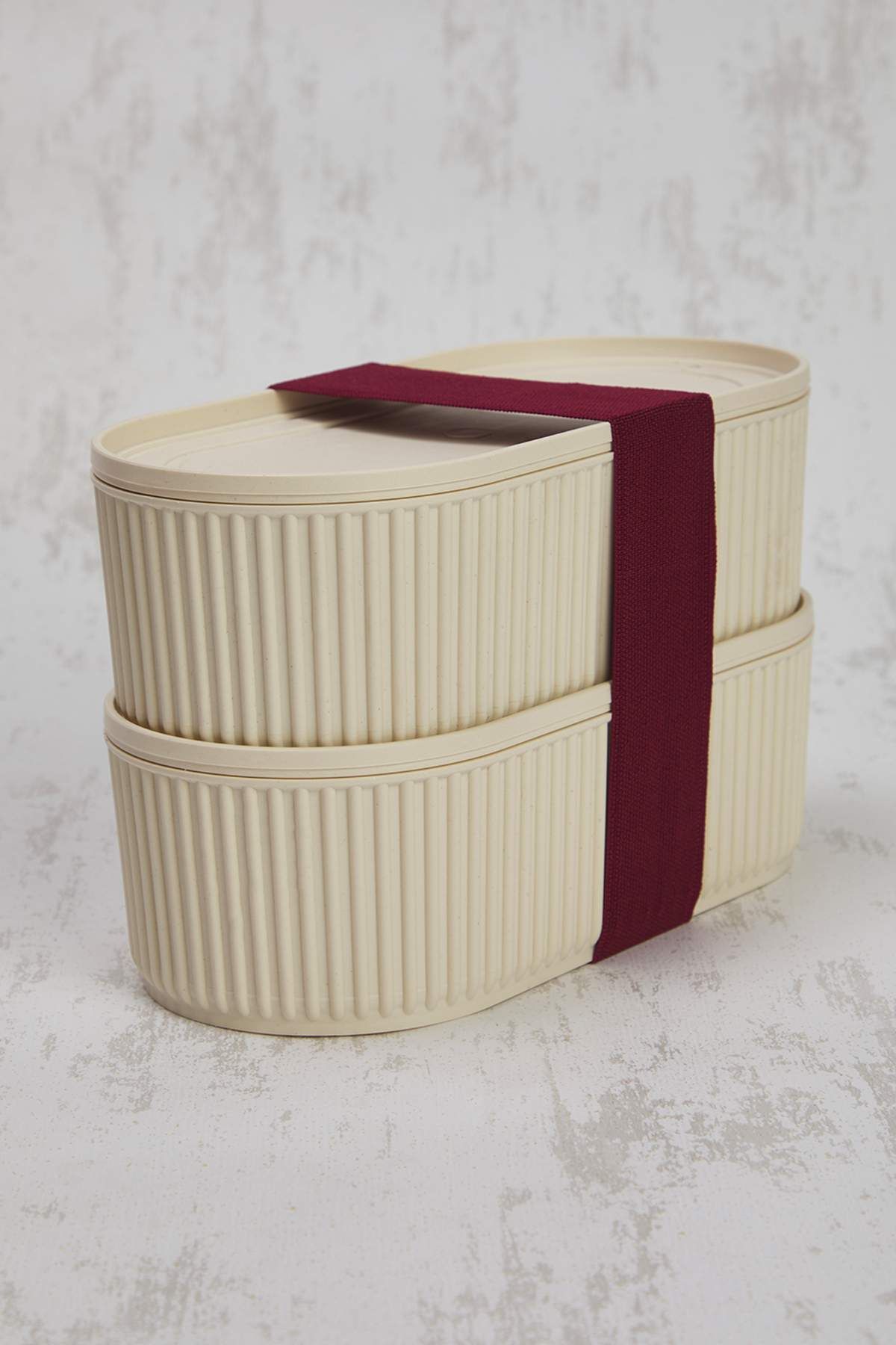Trendyol Collection-Set of 2 Practical Storage Containers with Elastic Bands 2X(1100 ml) Tphss25Skb00005 1