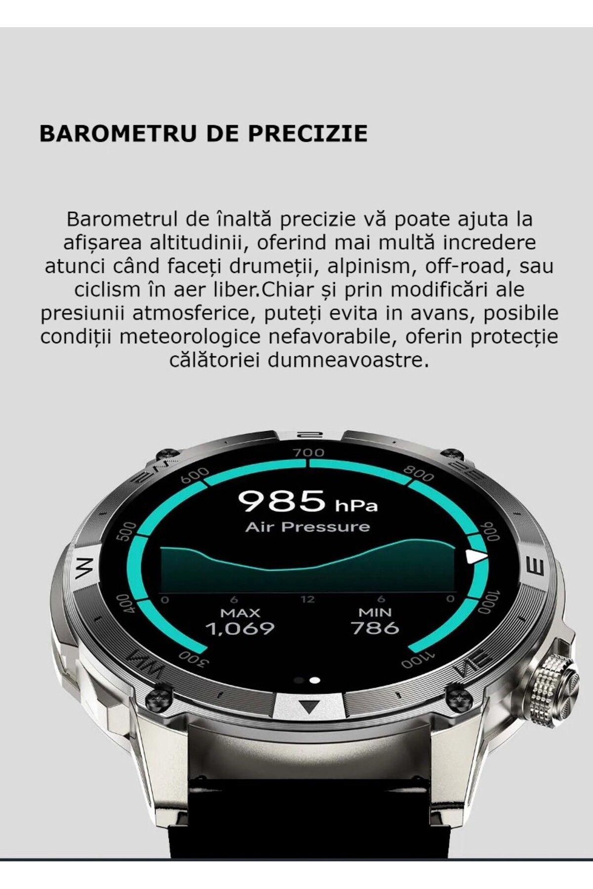 GBV LOGIC-Ceas Inteligent , Ecran Amoled, Ritm Cardiac, Monitorizare Somn, Gps, Nfc 4