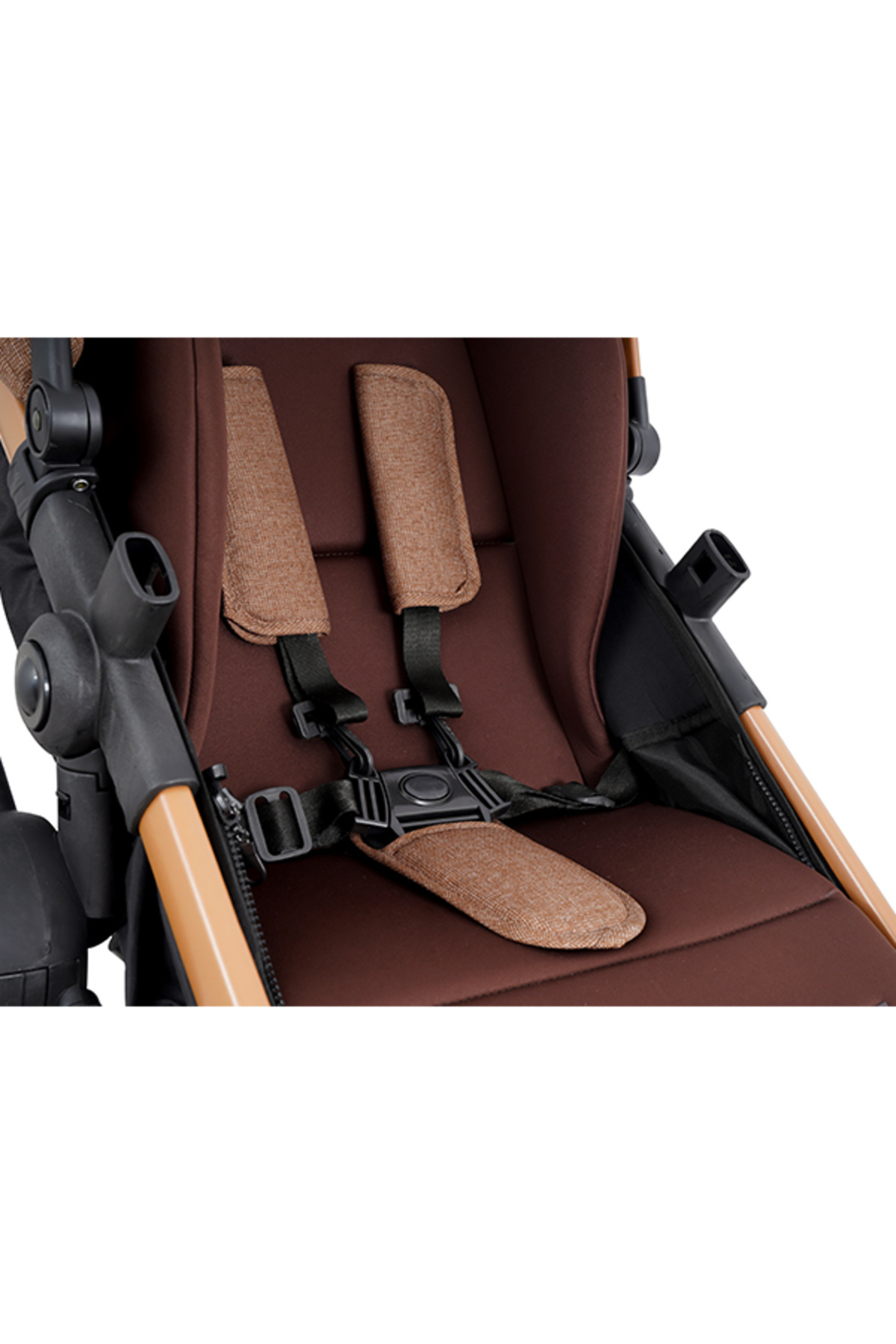 Diamond Baby Weg Travel (Seyahat Sistem) Bebek Arabası, Pusetli, Çift yönlü, Ayak Örtülü Kahverengi fotoğrafı 5 (önizleme)
