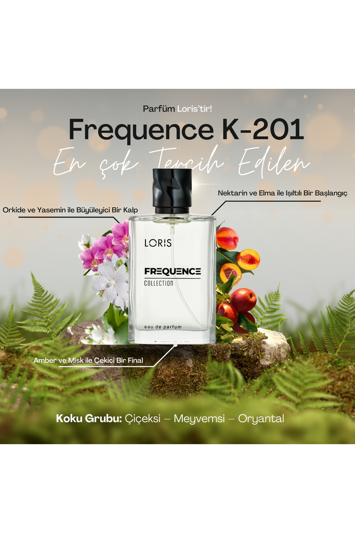 عطر زنانه | لوریس Loris LRS - kK201 - تصویر 2