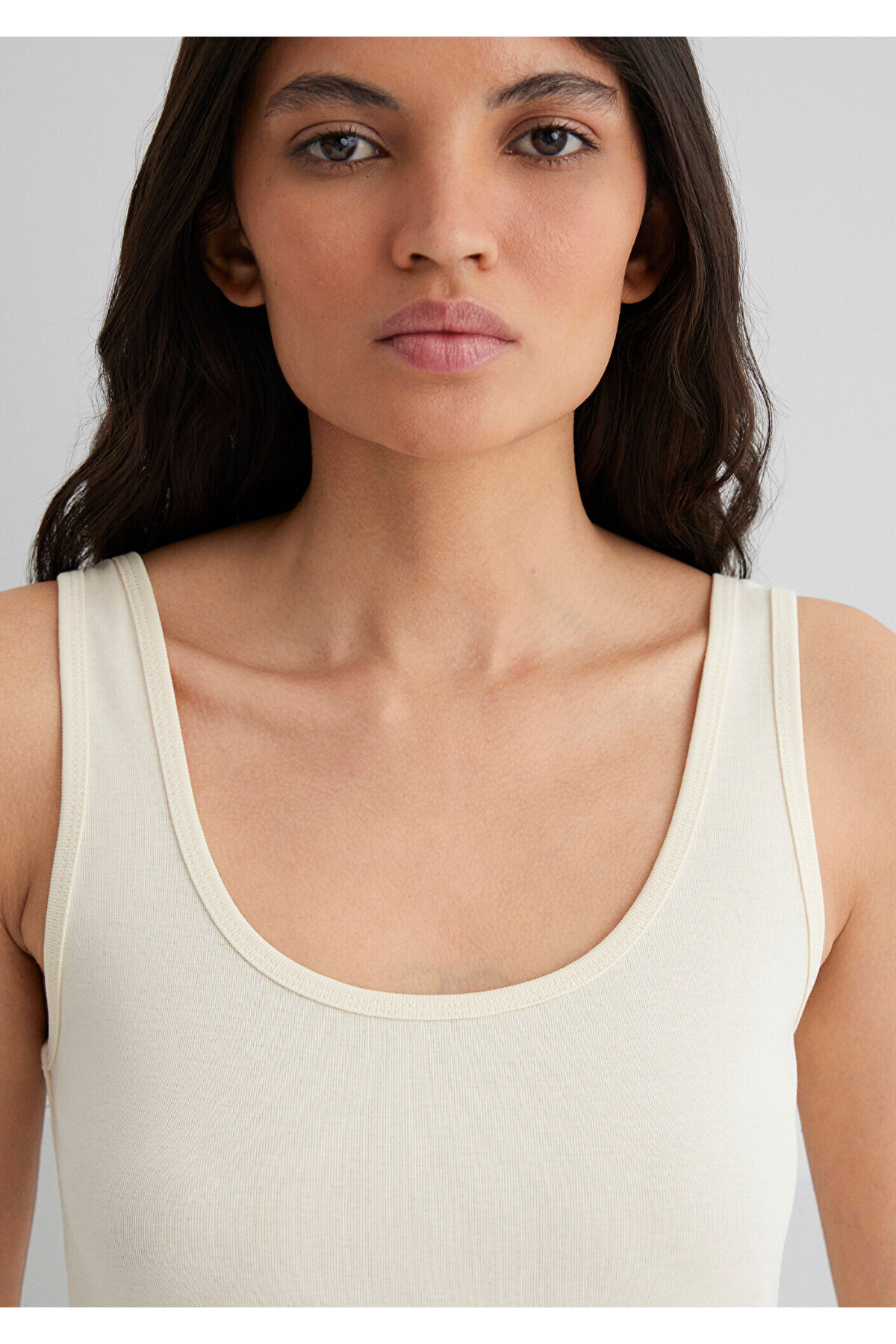 Mavi-Ecru Basic Undershirt Fitted / Body Fitting Cut 1613144-70068 6