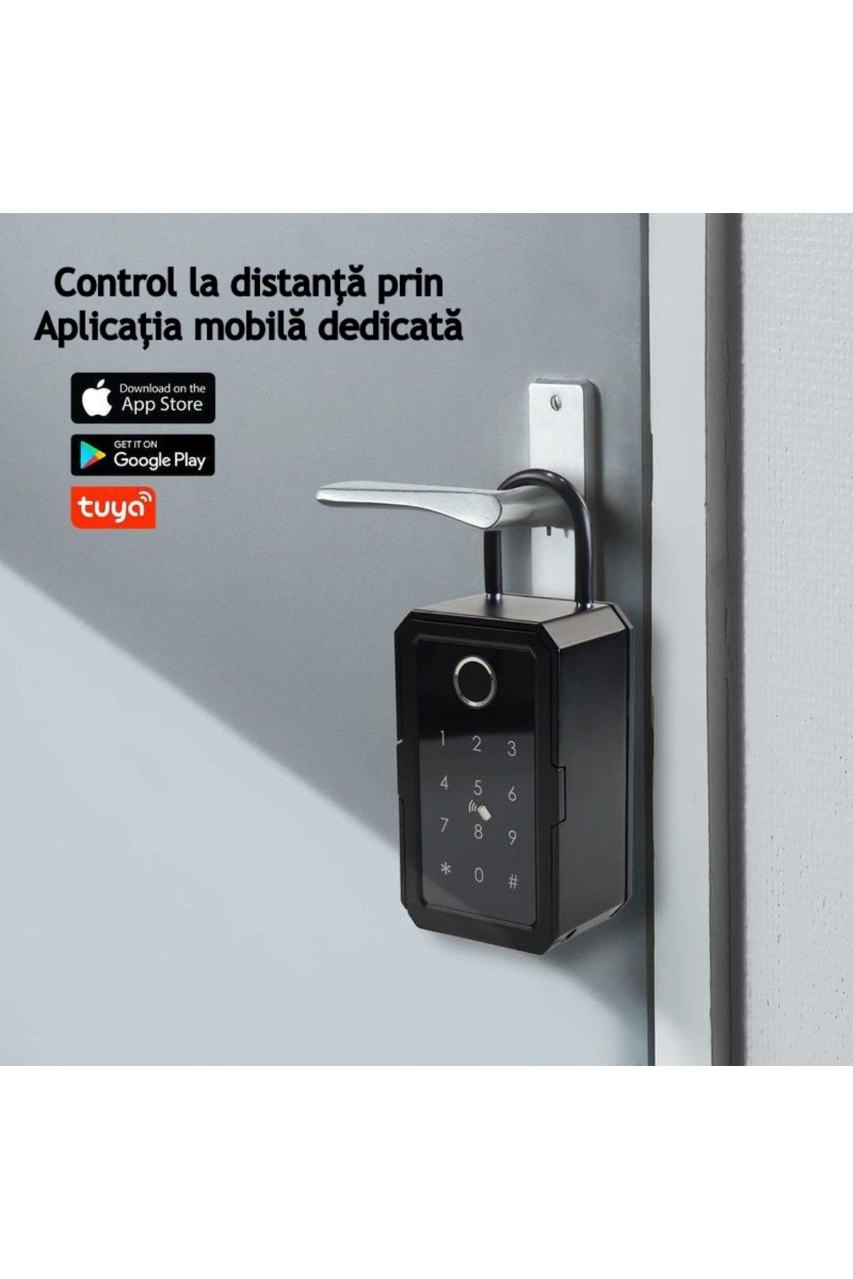 VENTLEX-Smart Metal Box For Keys And Valuables With 4 Ways To Lock/Unlock 6