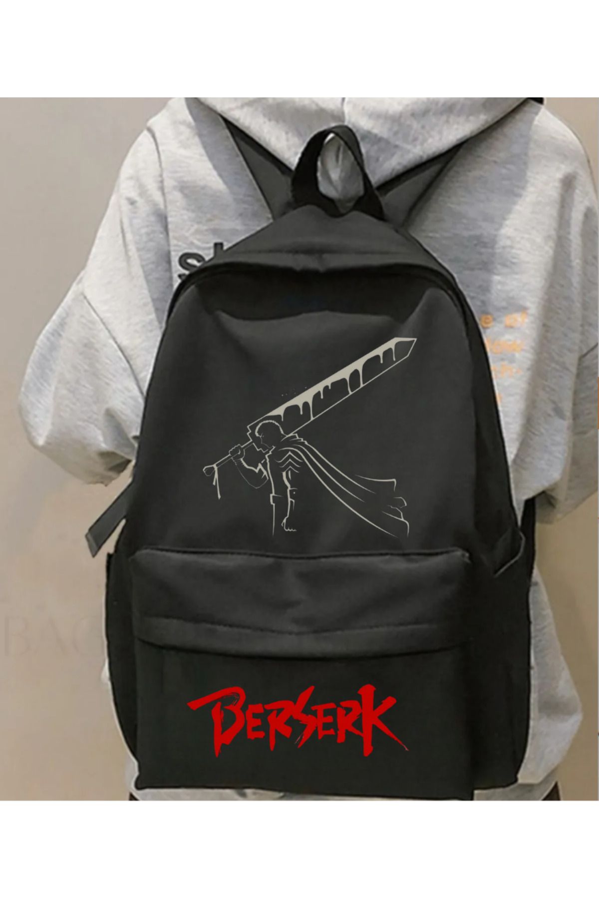 Toum Rucsac De Școală Unisex Cu Imprimeu Anime Berserk Unisex - One Size
