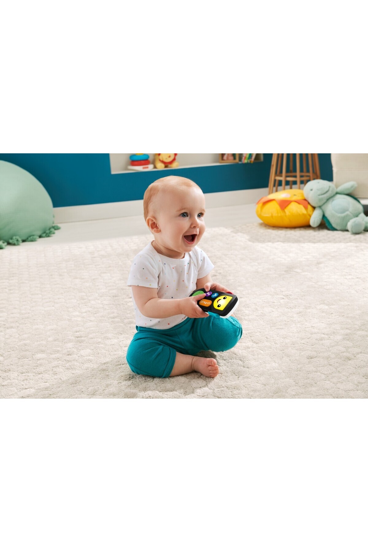 mattel-Fisher Price Laugh&learn Interactive Remote Control in Romanian 3