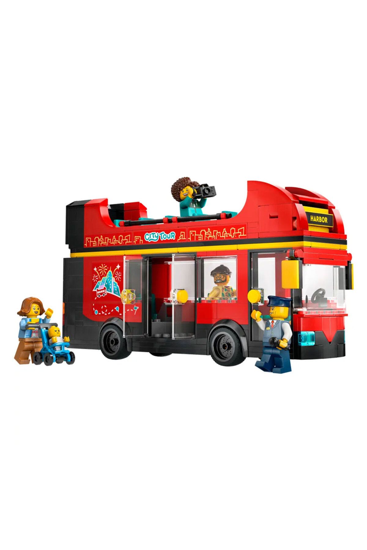 LEGO-® حافلة سياحية حمراء ذات طابقين 60407 2