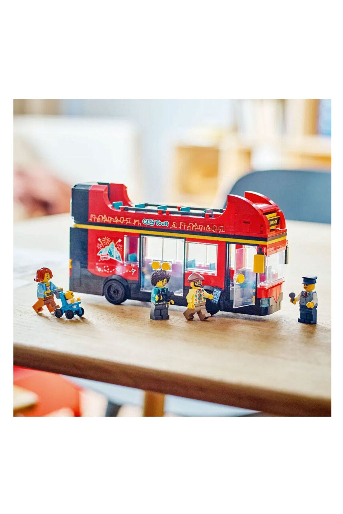 LEGO-® حافلة سياحية حمراء ذات طابقين 60407 4