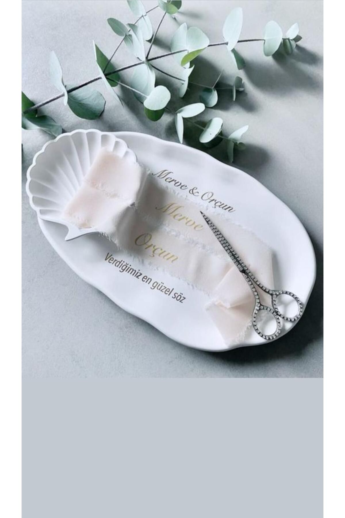 Mandalin Store-Long Oval Curved Decorative Plate 3