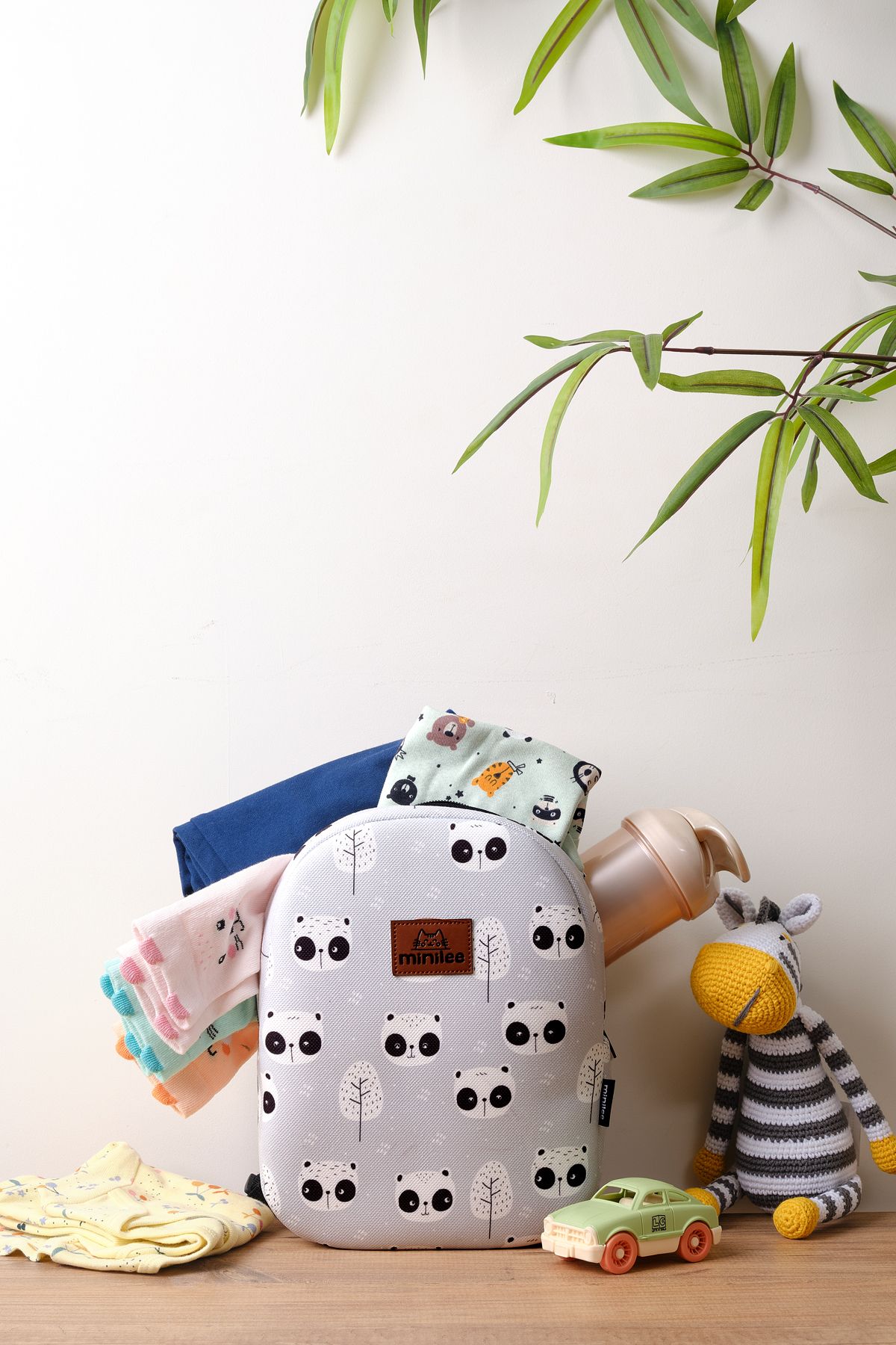 Minilee-Confused Panda 0-8 Years - Παιδικό σακίδιο πλάτης νηπιαγωγείου, νηπιαγωγείου [ειδικό κουτί] 8