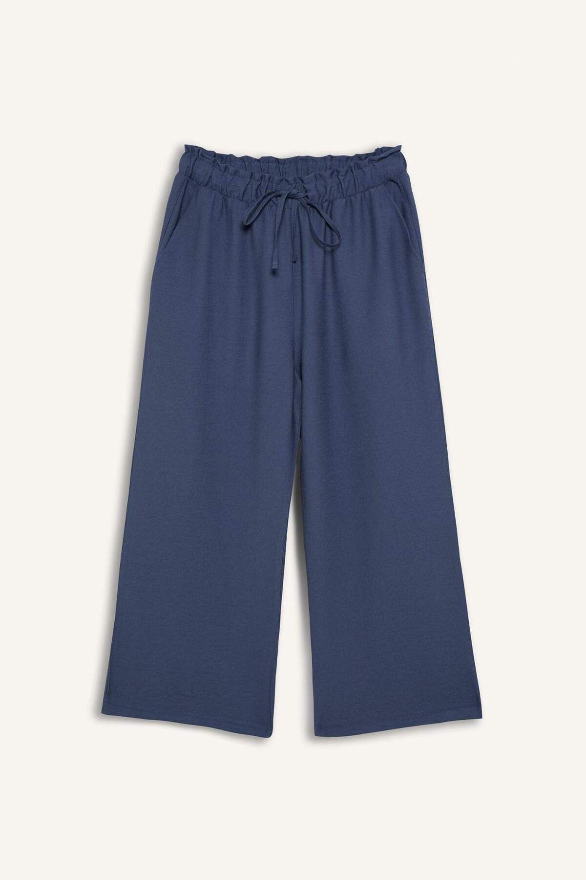 DeFacto-Flat Leg with Elastic Waist and Pockets A6764Ax25Sm 8