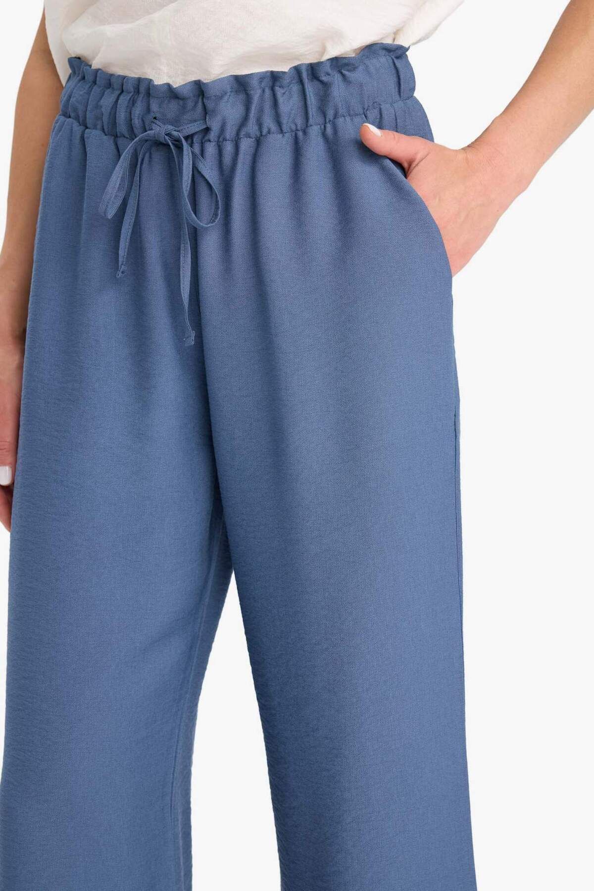 DeFacto-Flat Leg with Elastic Waist and Pockets A6764Ax25Sm 6