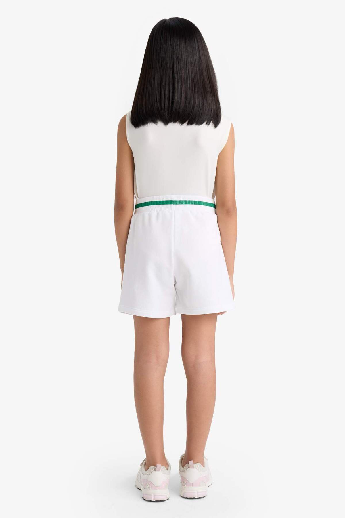 DeFacto-Girl's Printed Elastic Waist Shorts E6588A825Sm 6