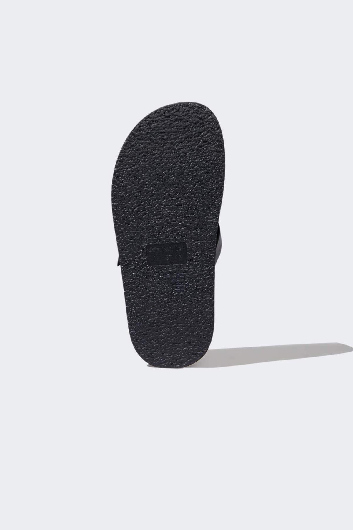 DeFacto-Papuci de damă cu talpă plată din piele artificială D8989AX25SM 4