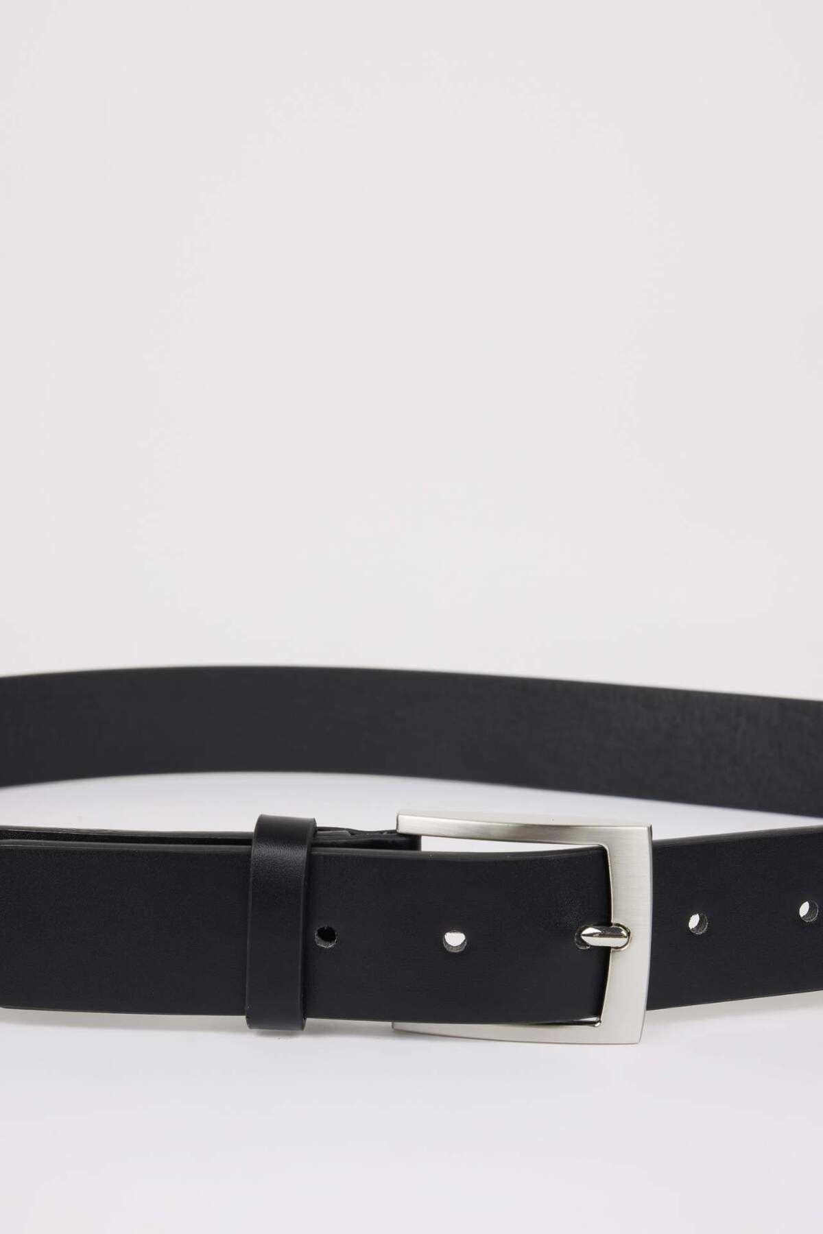 DeFacto-Men's Faux Leather Jean Belt D3285Axns 3