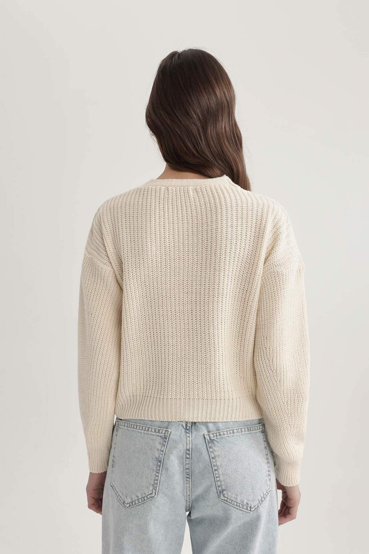 DeFacto-Cardigan Regular Fit s výstřihem do V B7867axns 7