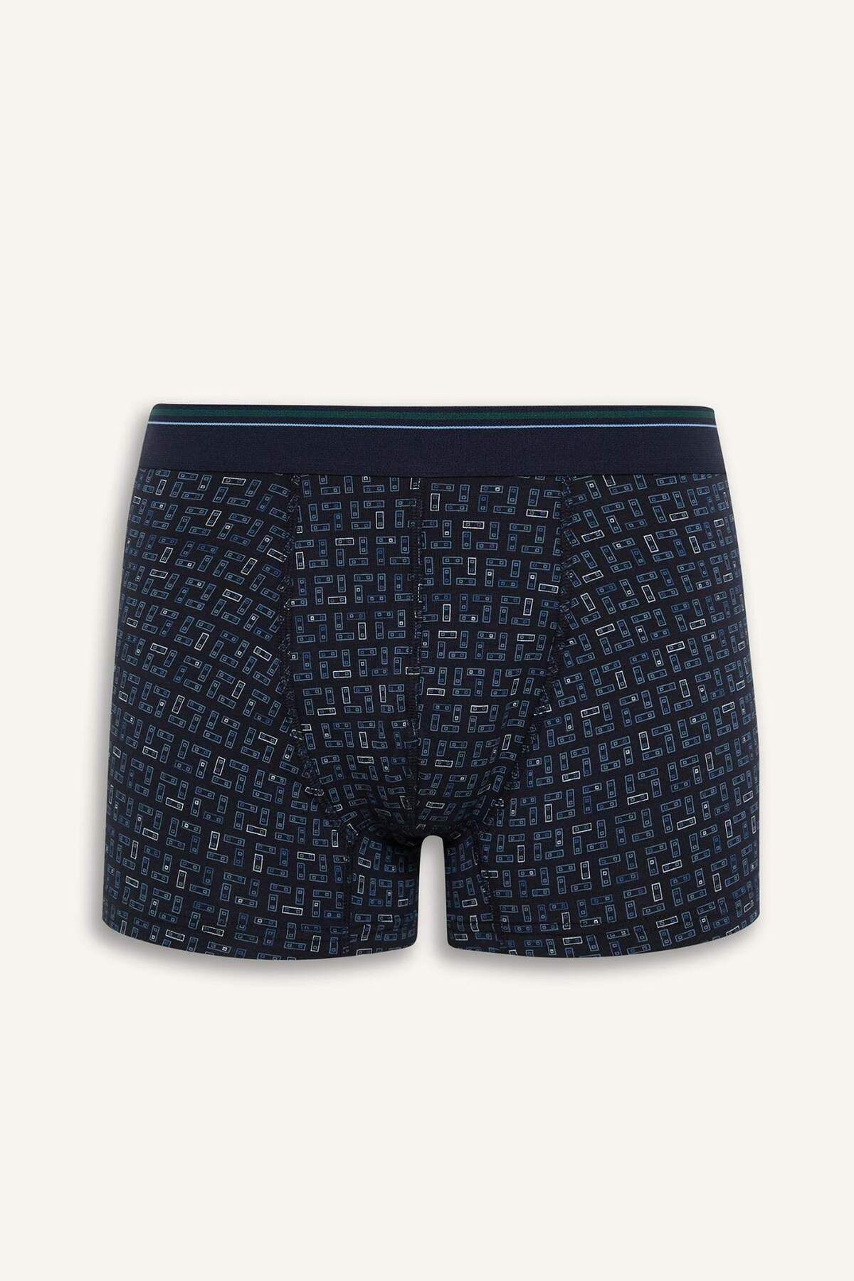 DeFacto-Regular Fit Printed 3 τεμαχίων Boxer D9879AX25SP 5