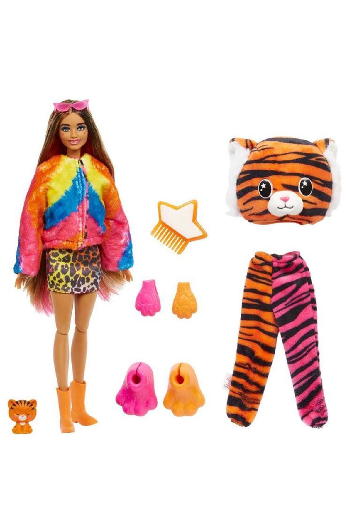 Barbie Cutie Reveal Bebekler Tropikal Orman Serisi Kaplan fotoğrafı 2 (önizleme)